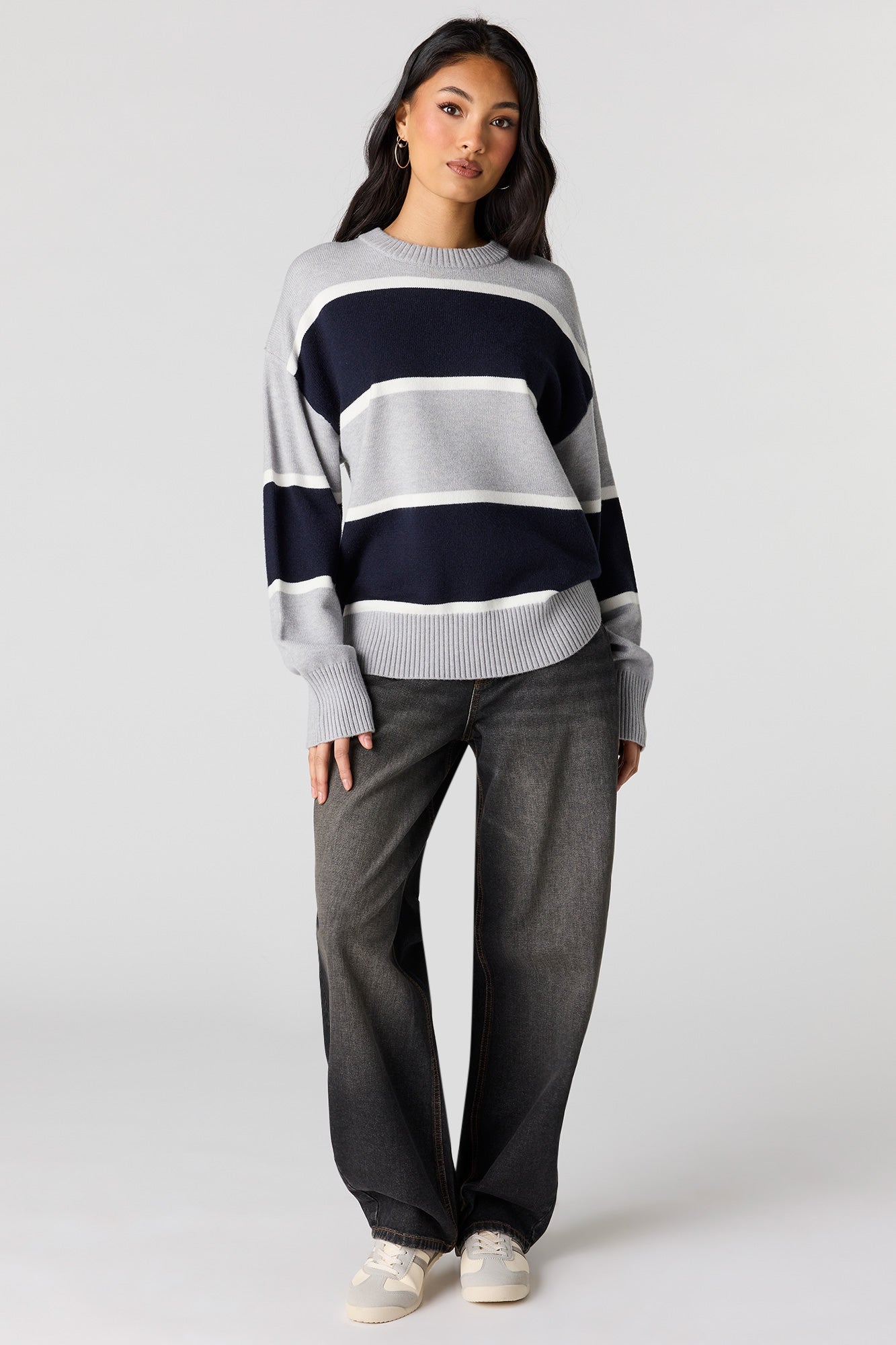Striped Oversized Sweater