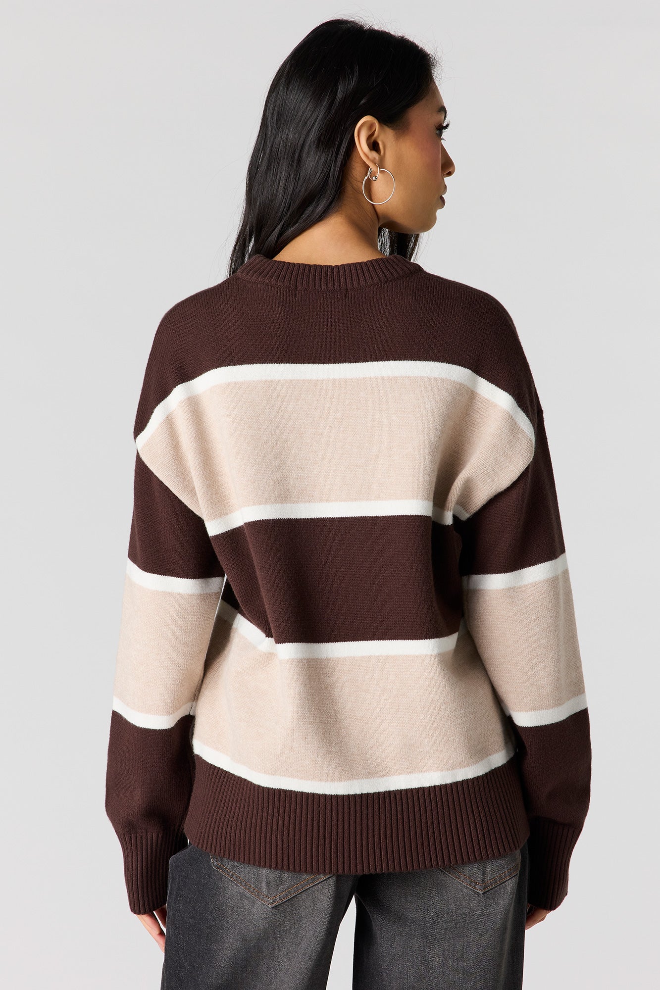 Striped Oversized Sweater