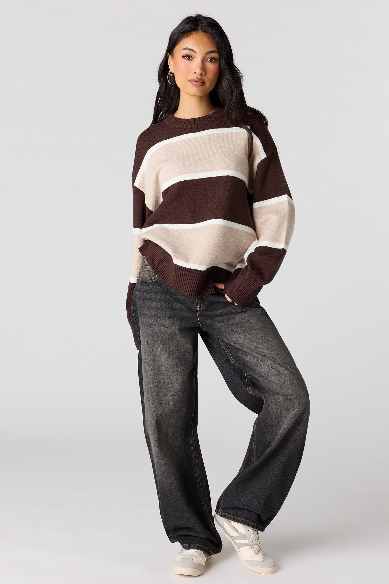 Striped Oversized Sweater
