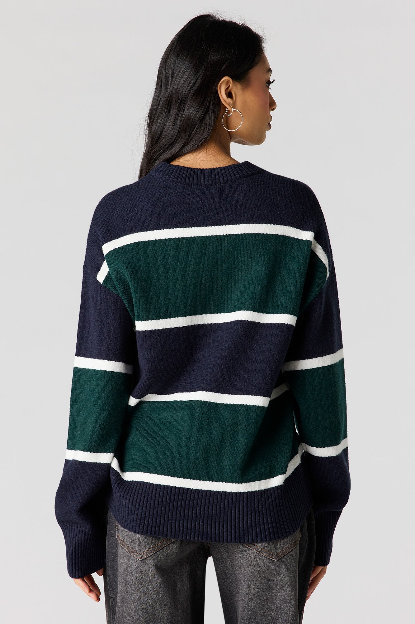 Striped Oversized Sweater