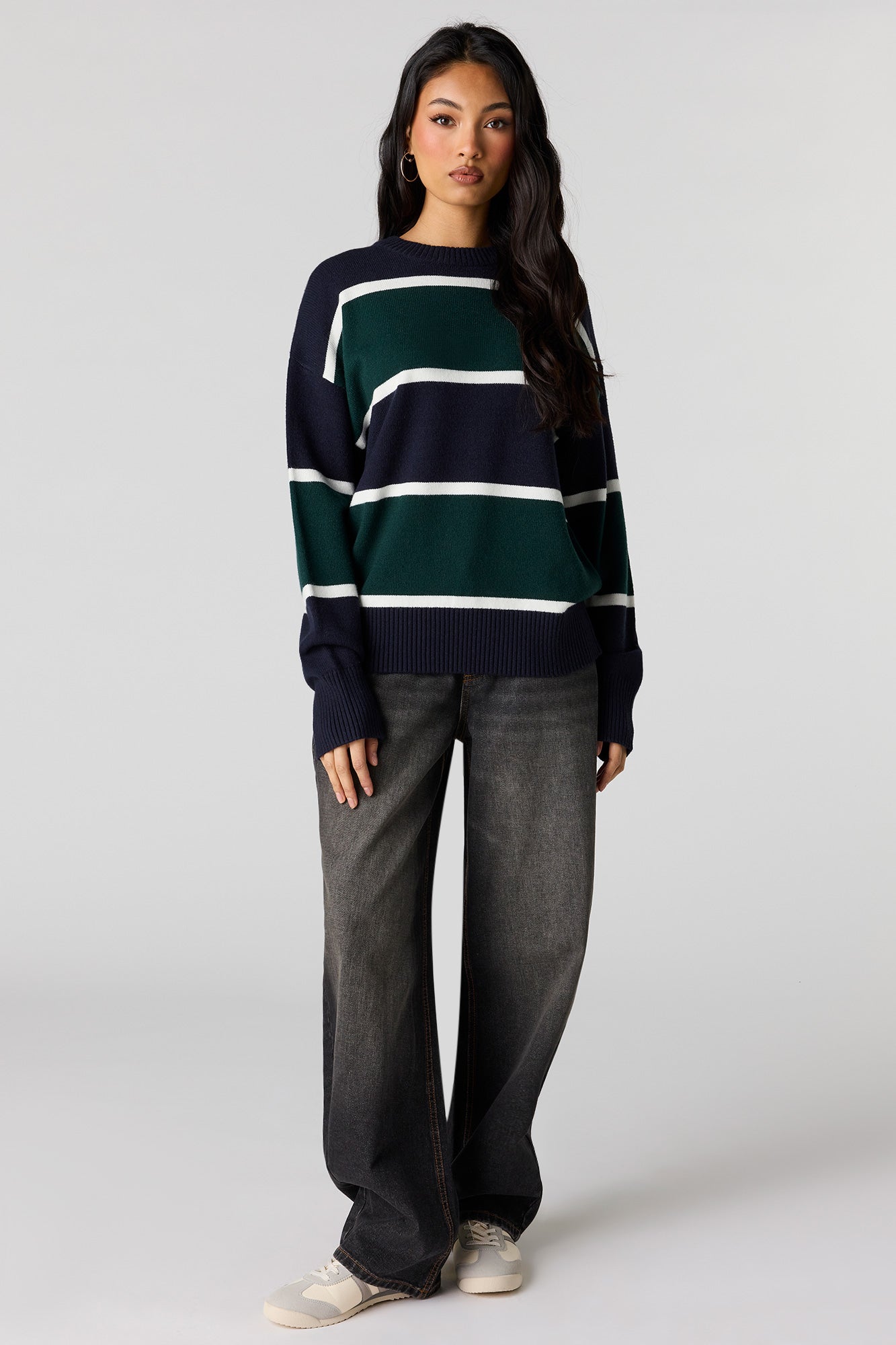 Striped Oversized Sweater