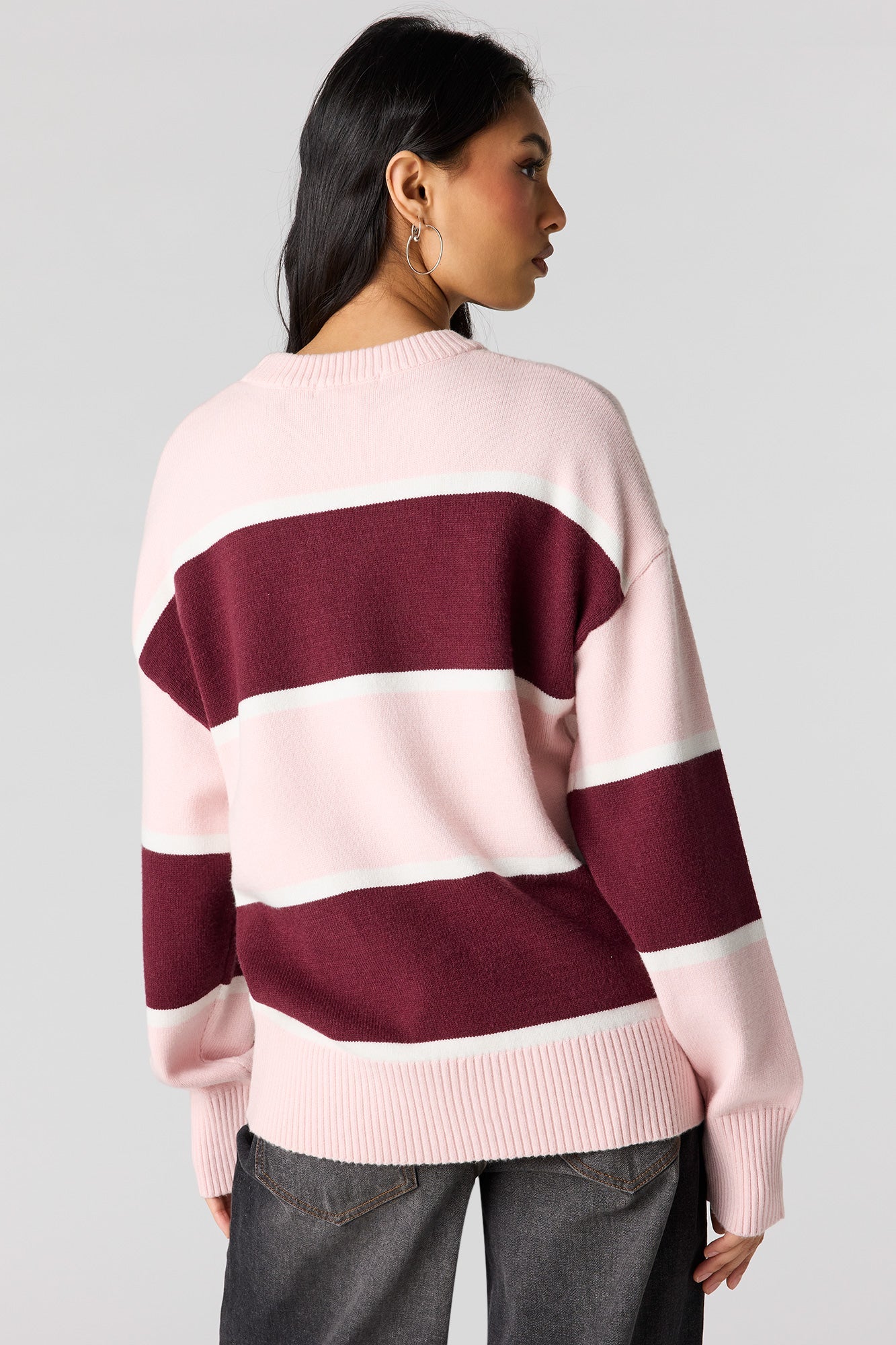 Striped Oversized Sweater