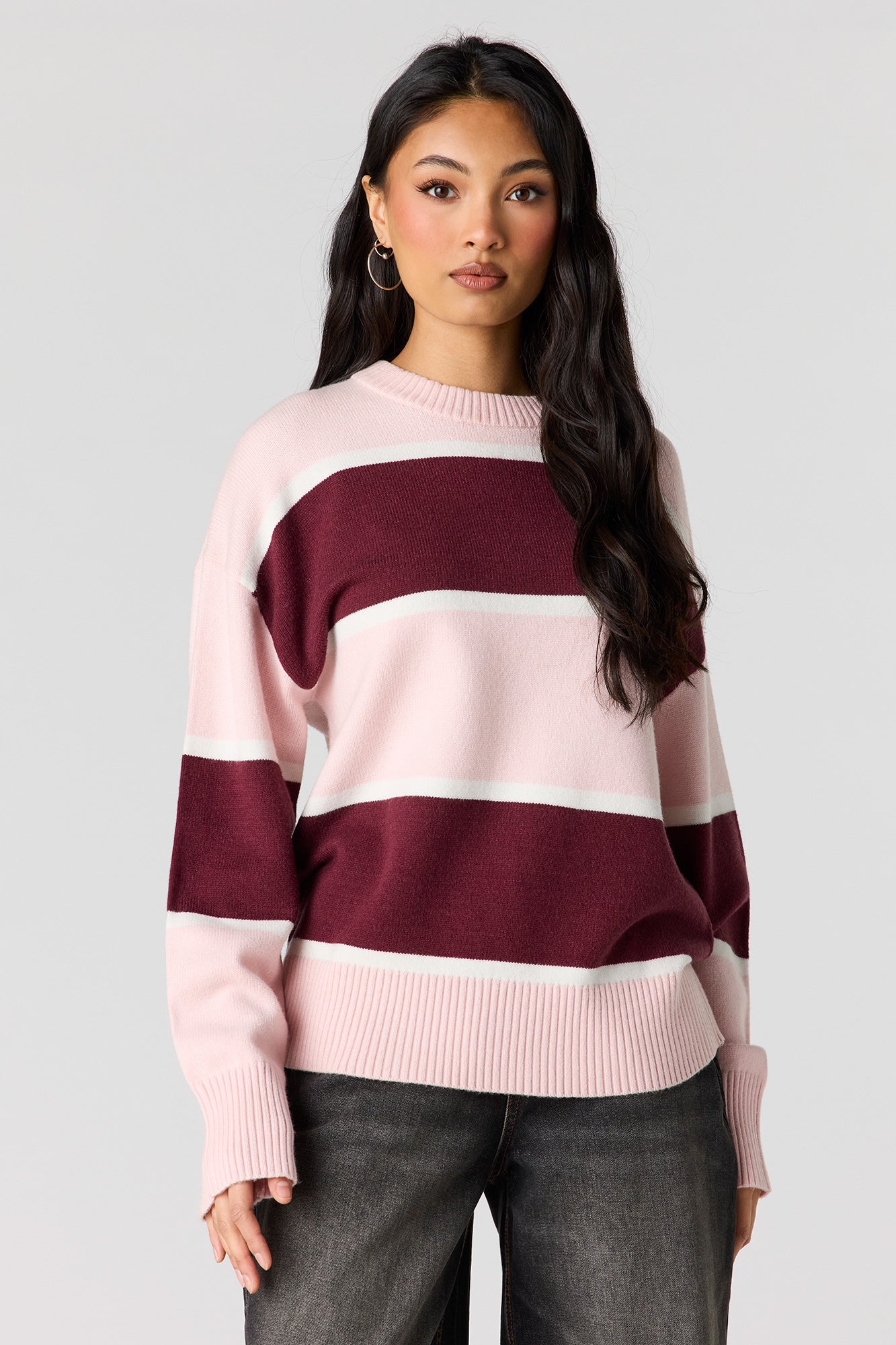 Striped Oversized Sweater