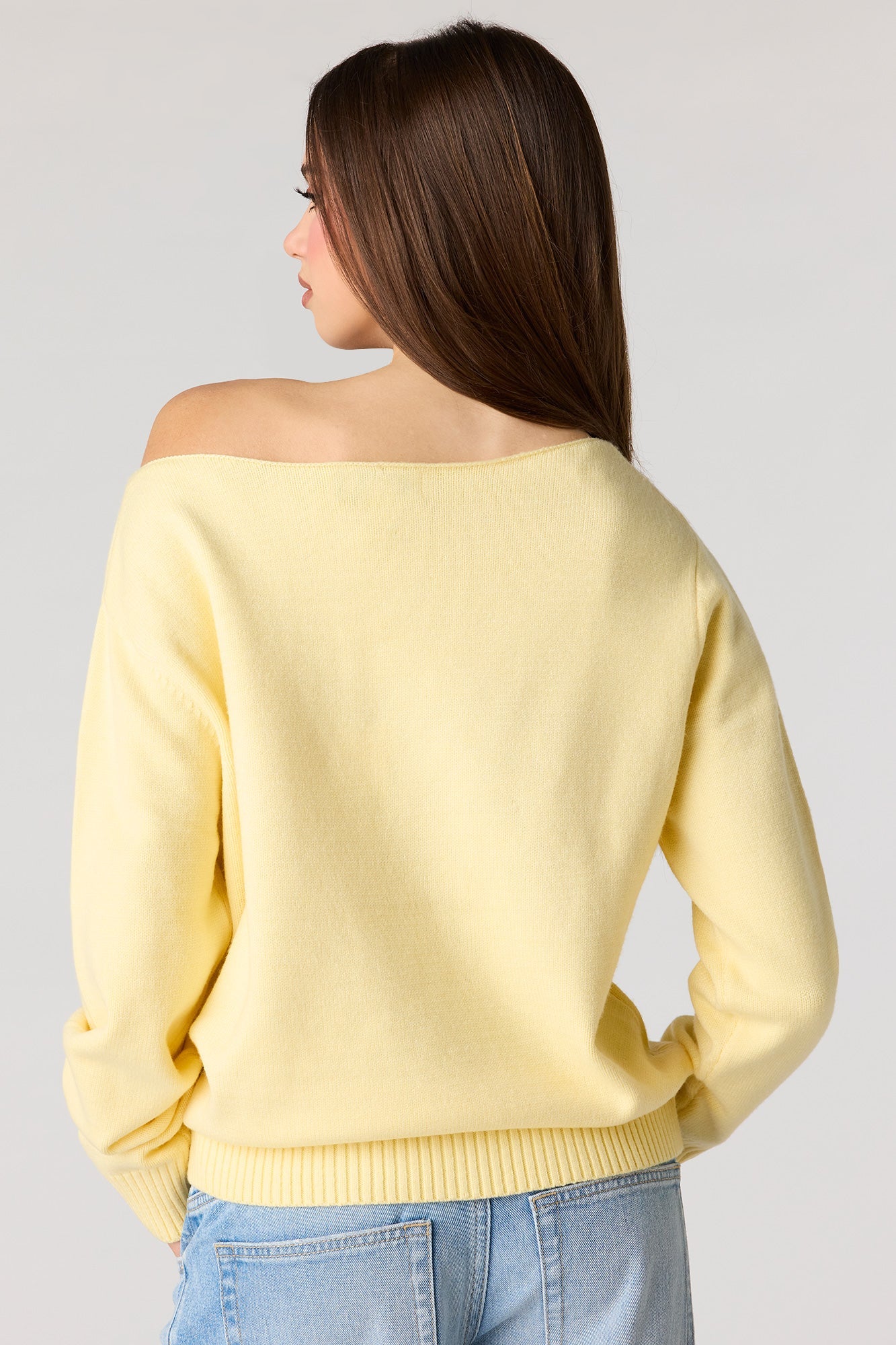 Oversized Off-Shoulder Sweater