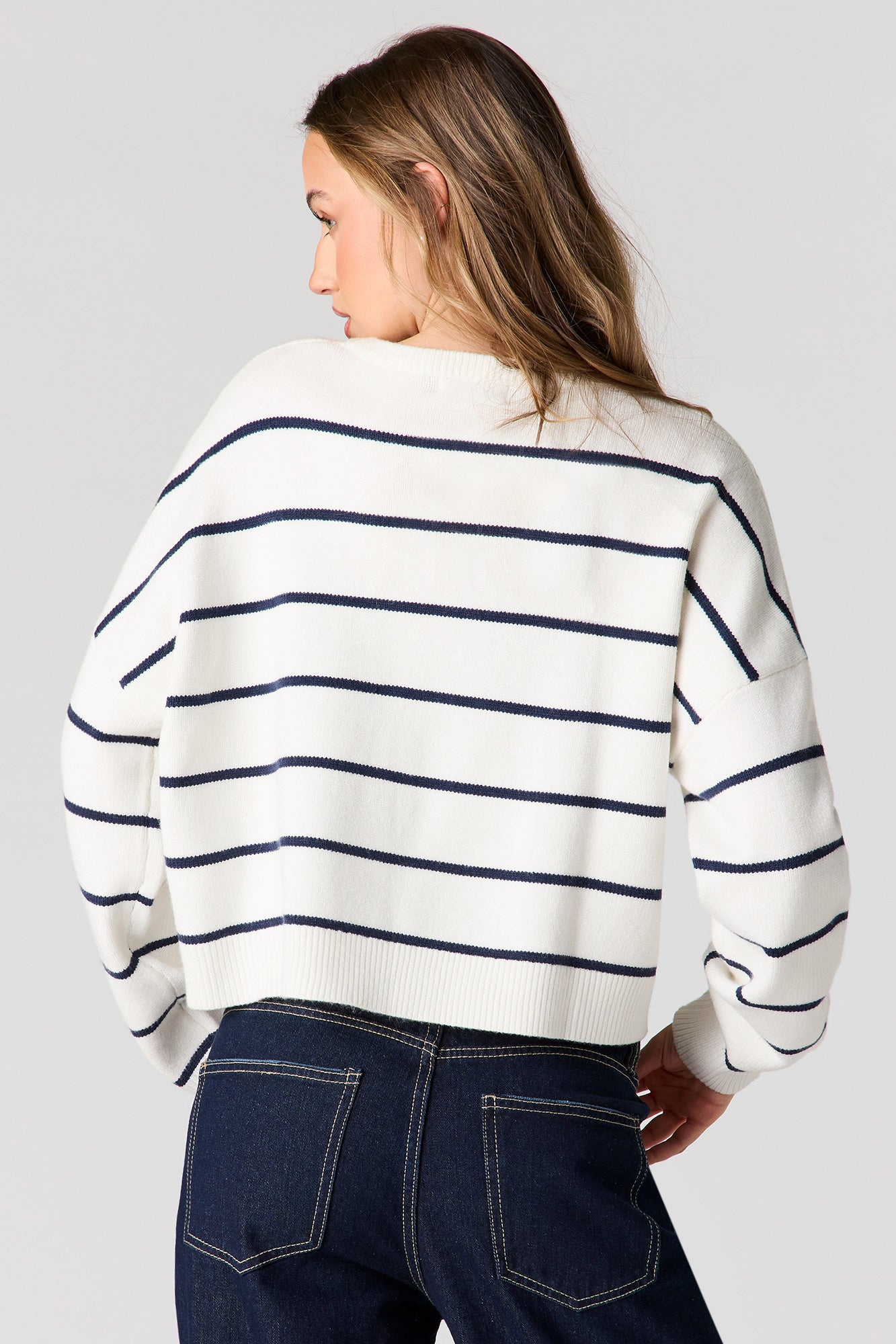 Striped Knit Sweater