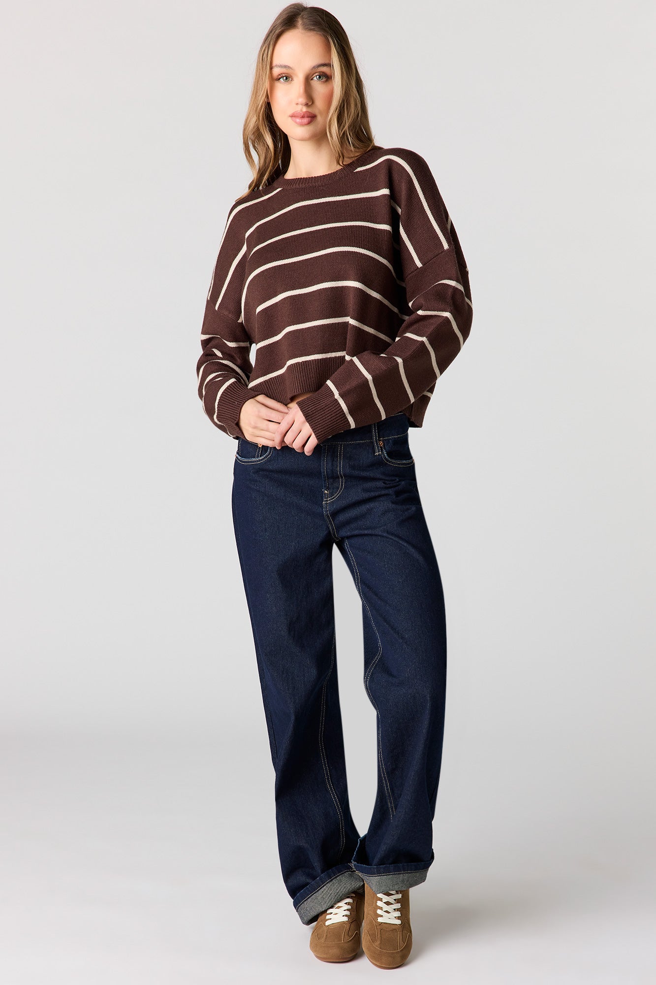 Striped Knit Sweater
