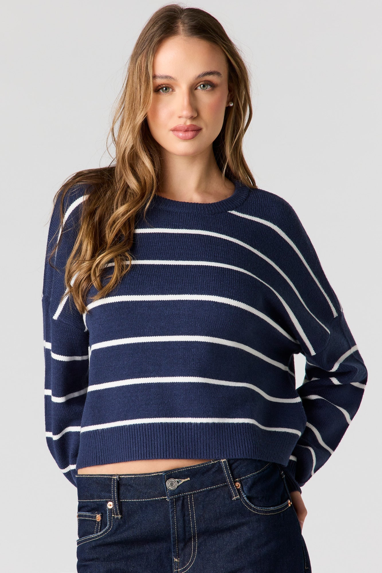 Striped Knit Sweater