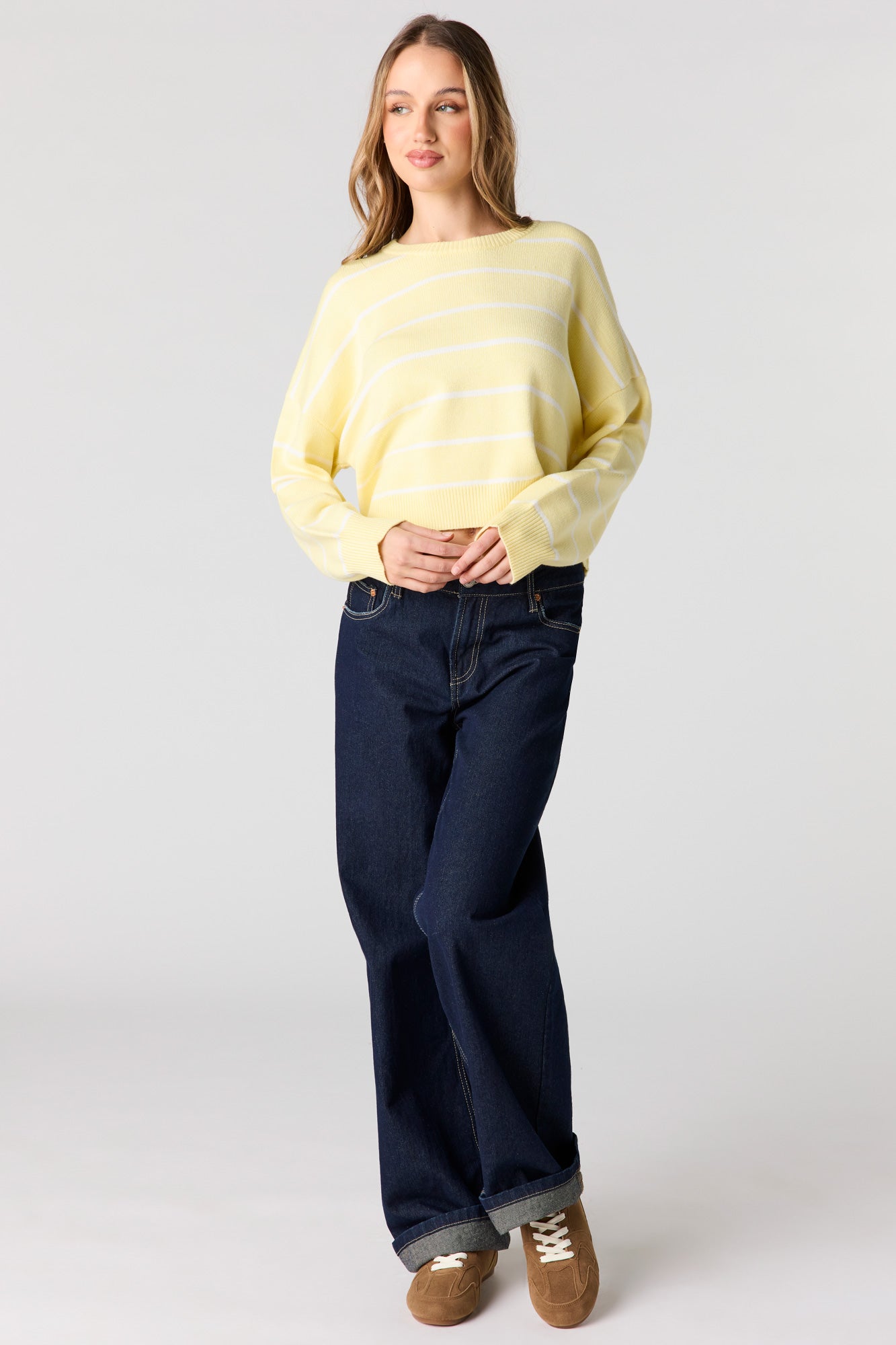 Striped Knit Sweater