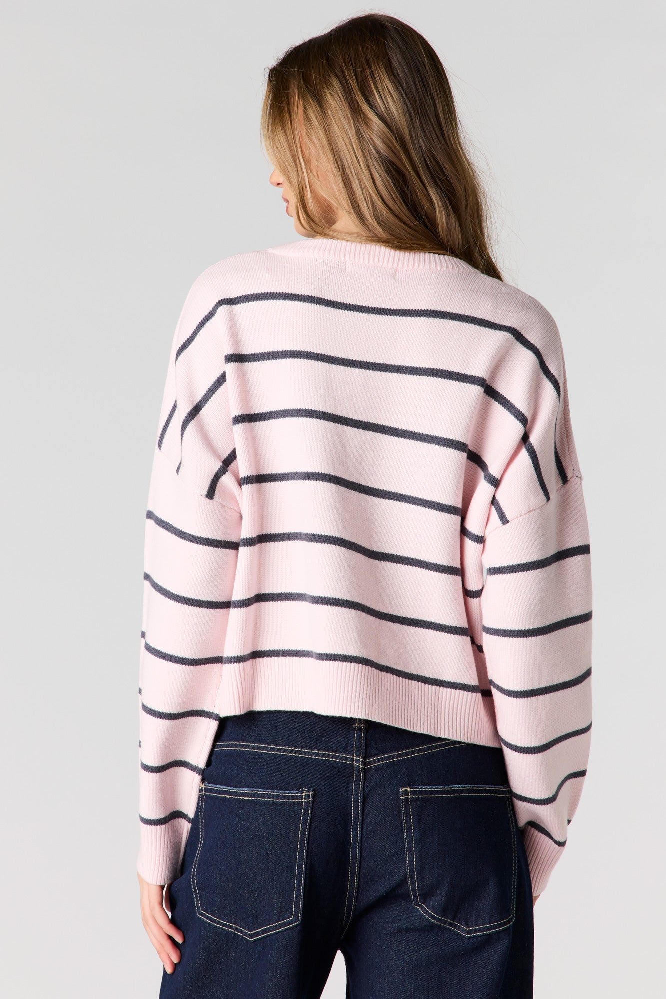 Striped Knit Sweater