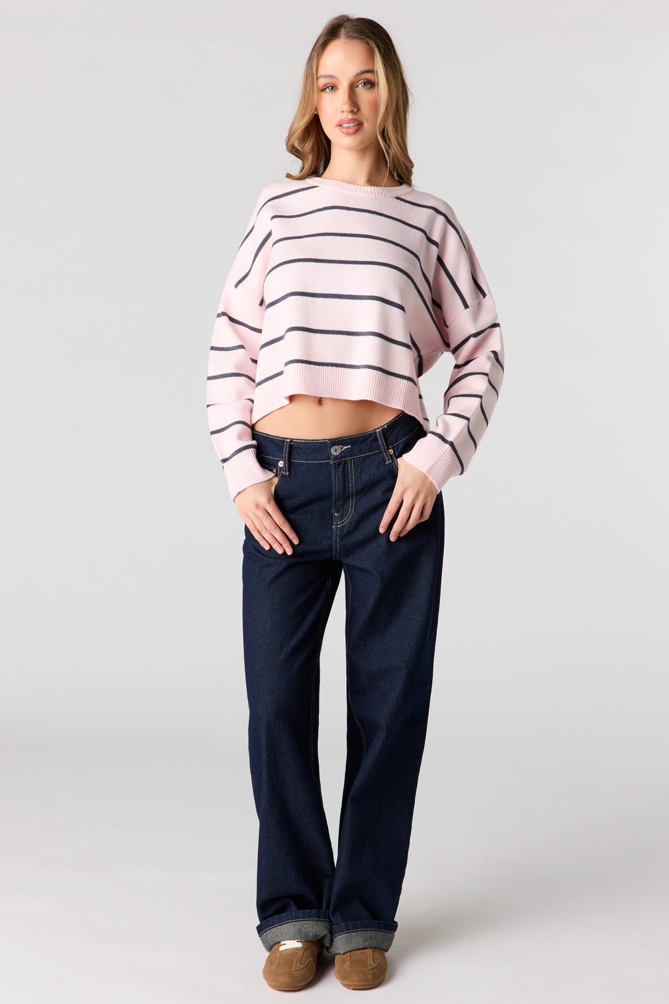 Striped Knit Sweater