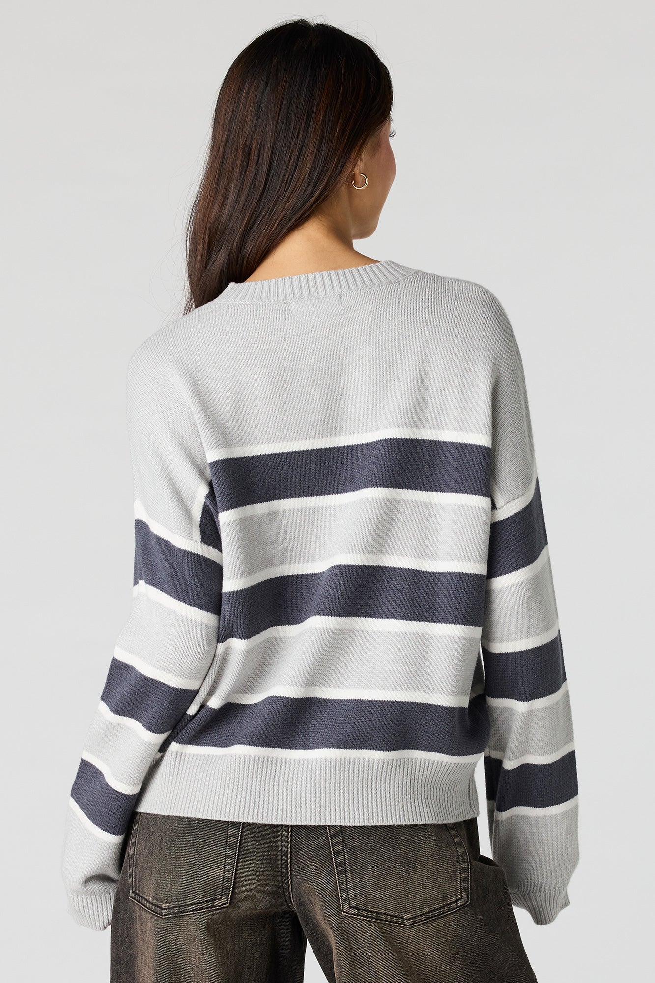 Striped Knit Sweater