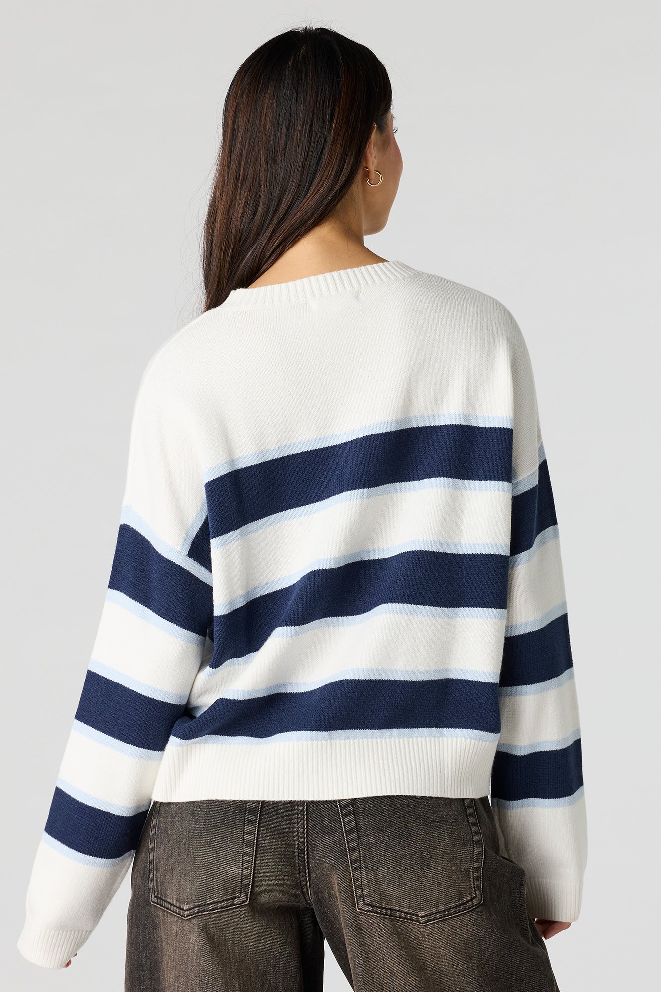 Striped Knit Sweater