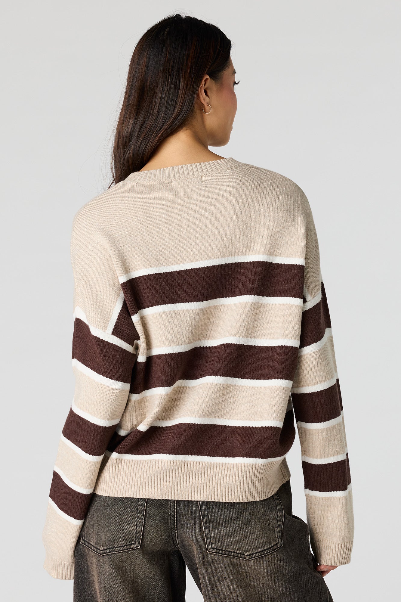 Striped Knit Sweater