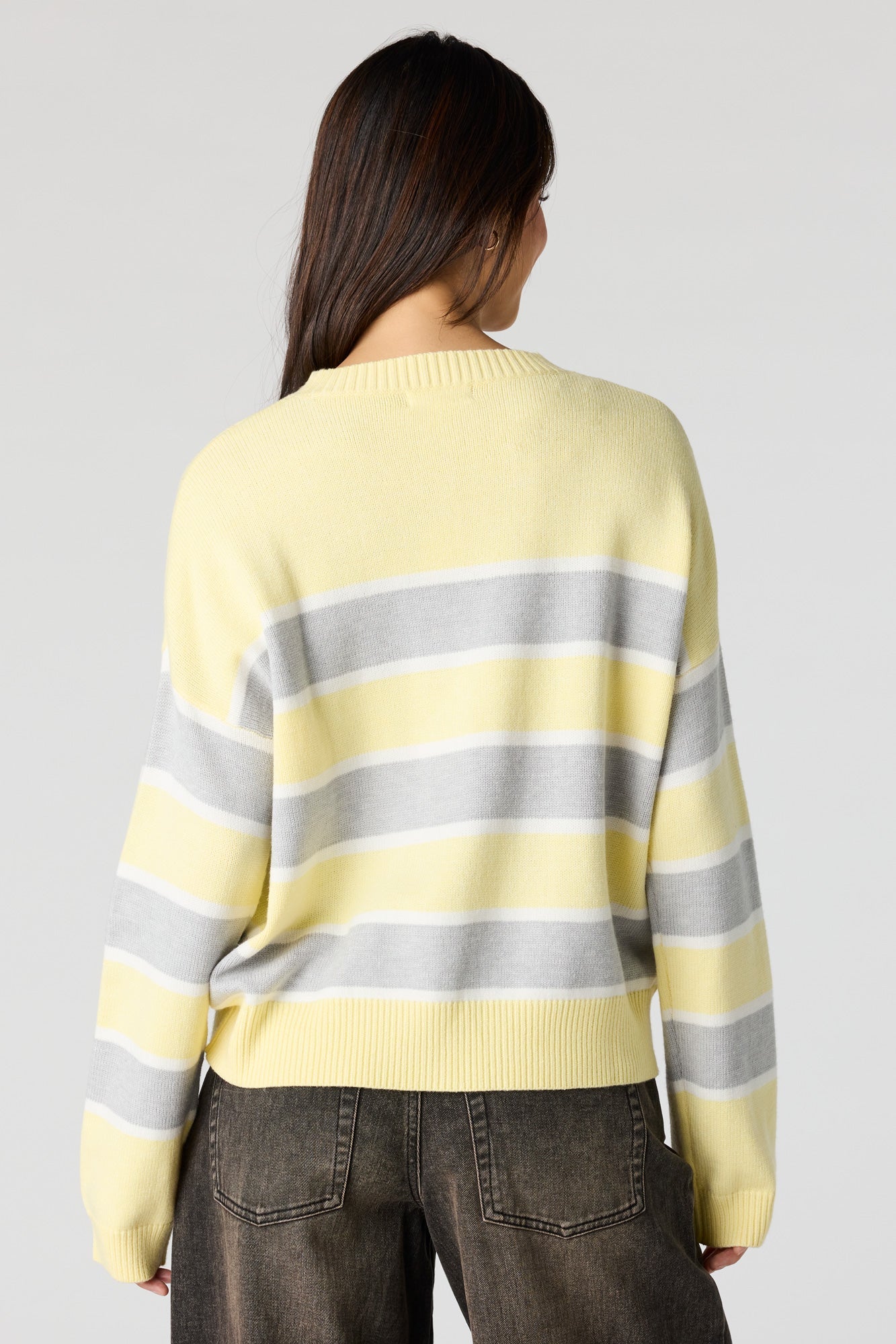 Striped Knit Sweater
