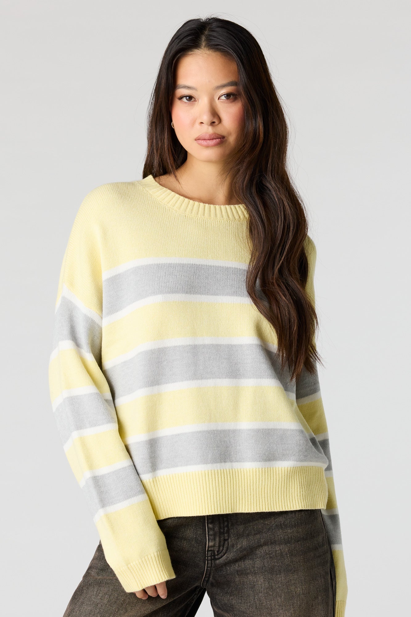 Striped Knit Sweater