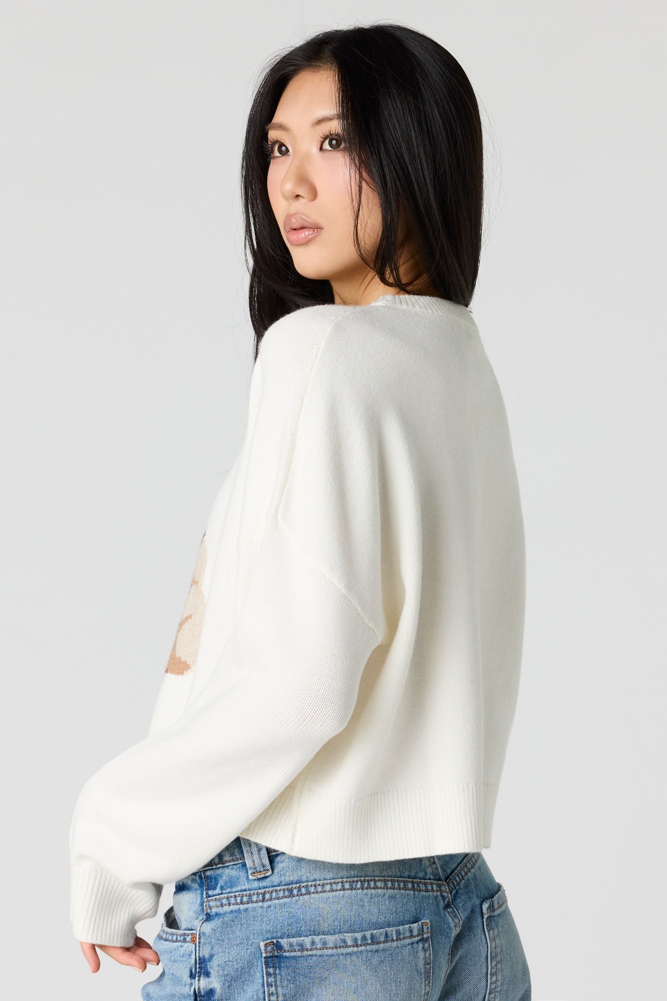 Jacquard Knit Sweater