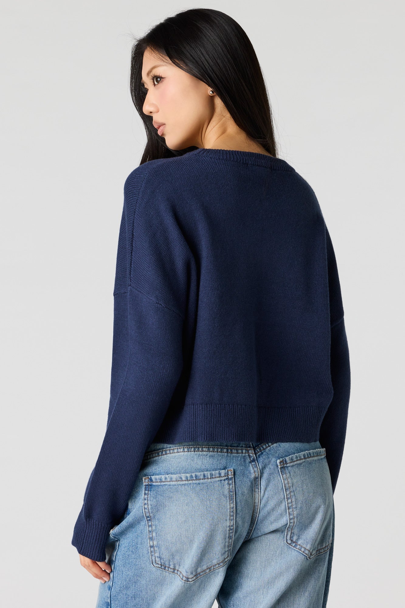 Jacquard Knit Sweater
