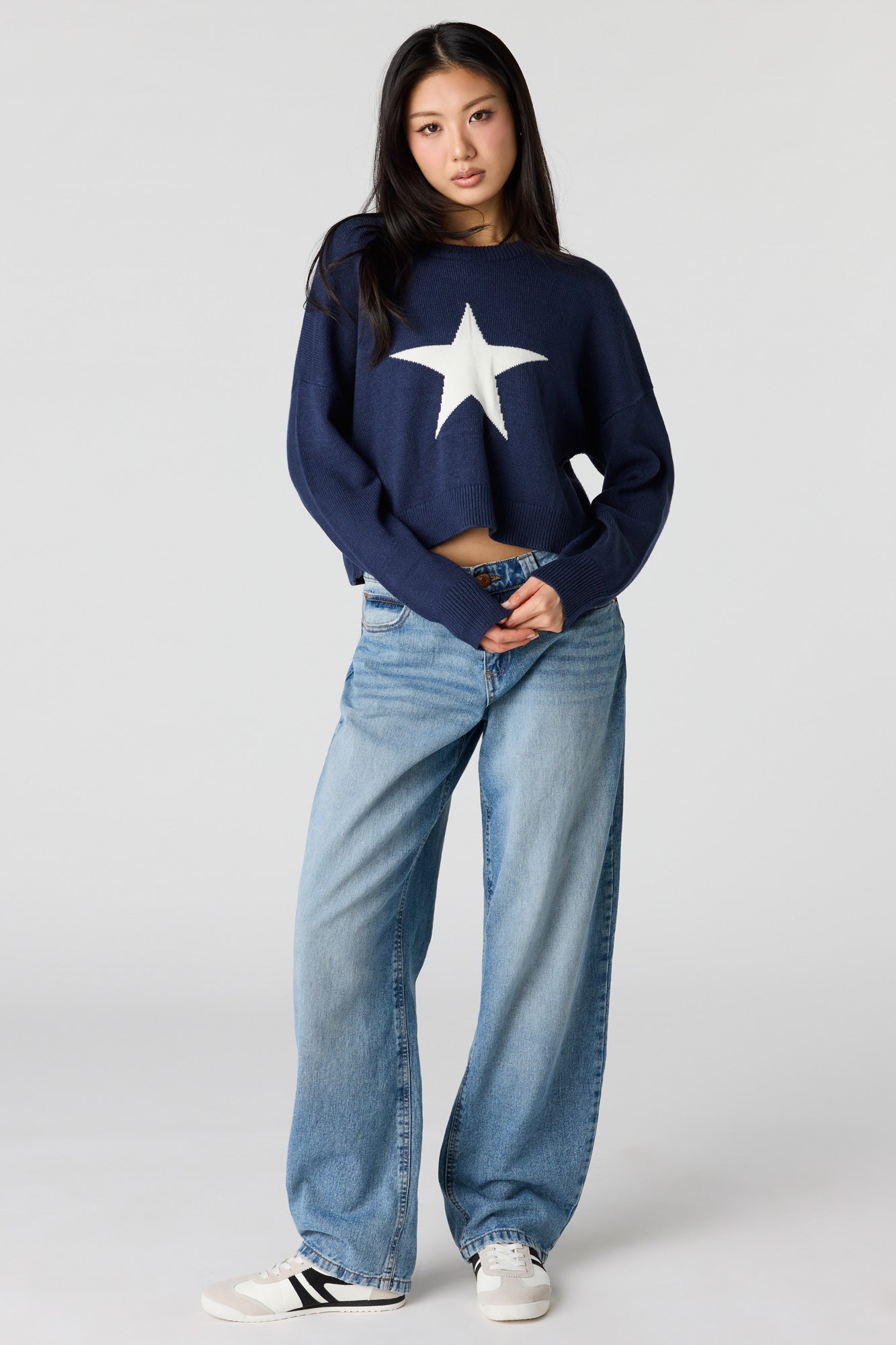 Jacquard Knit Sweater