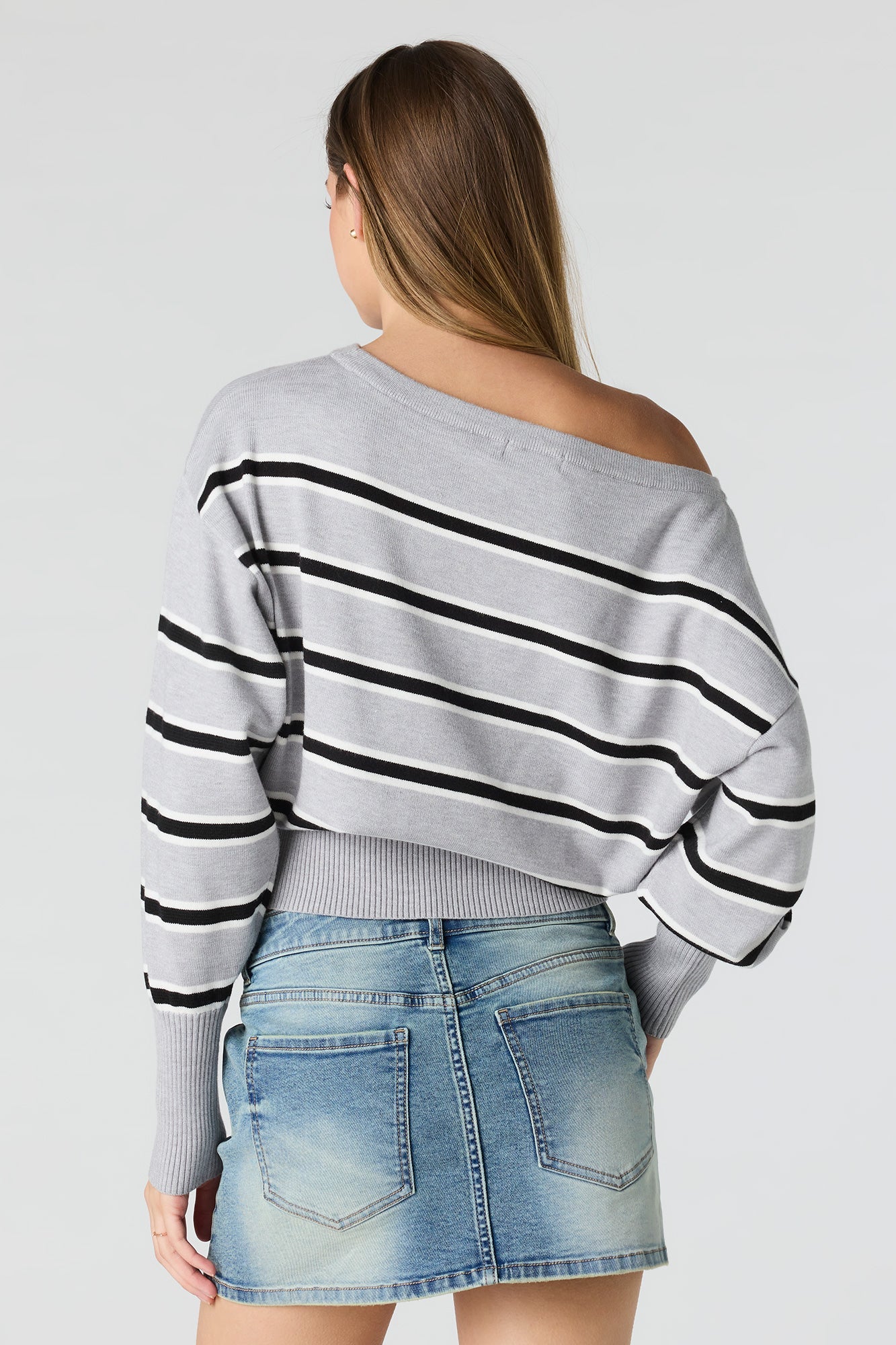 Striped Dolman Sweater