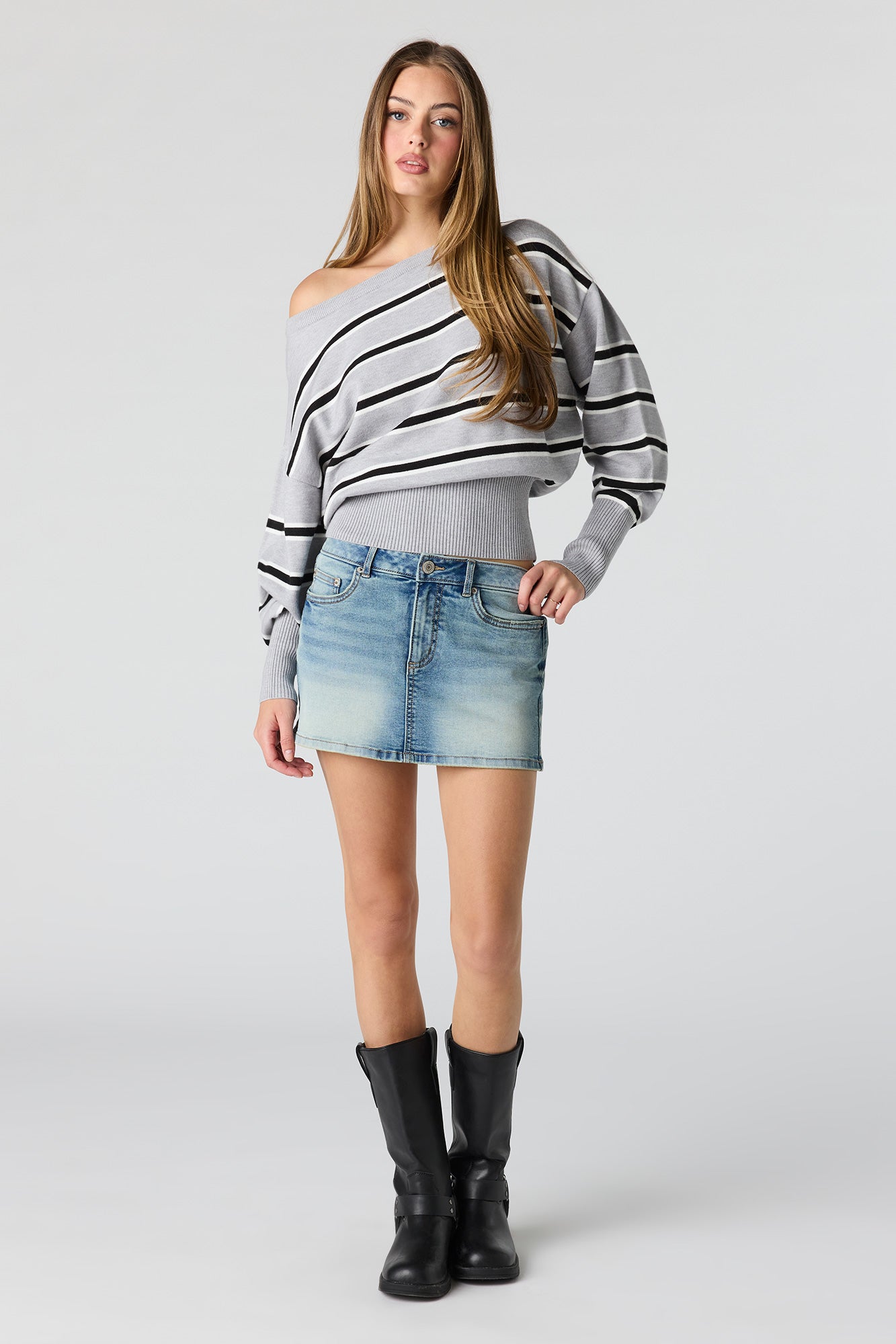 Striped Dolman Sweater