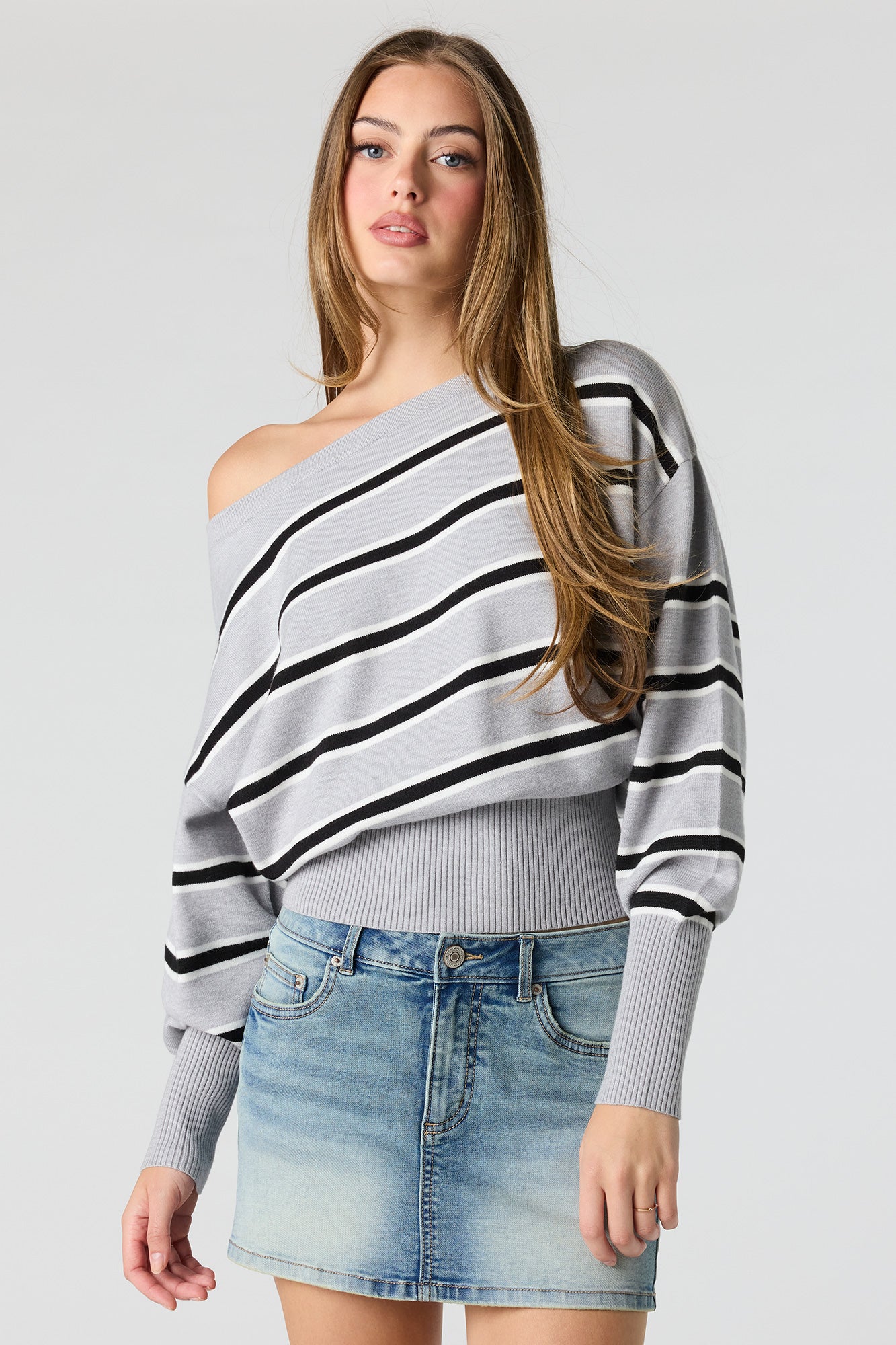 Striped Dolman Sweater
