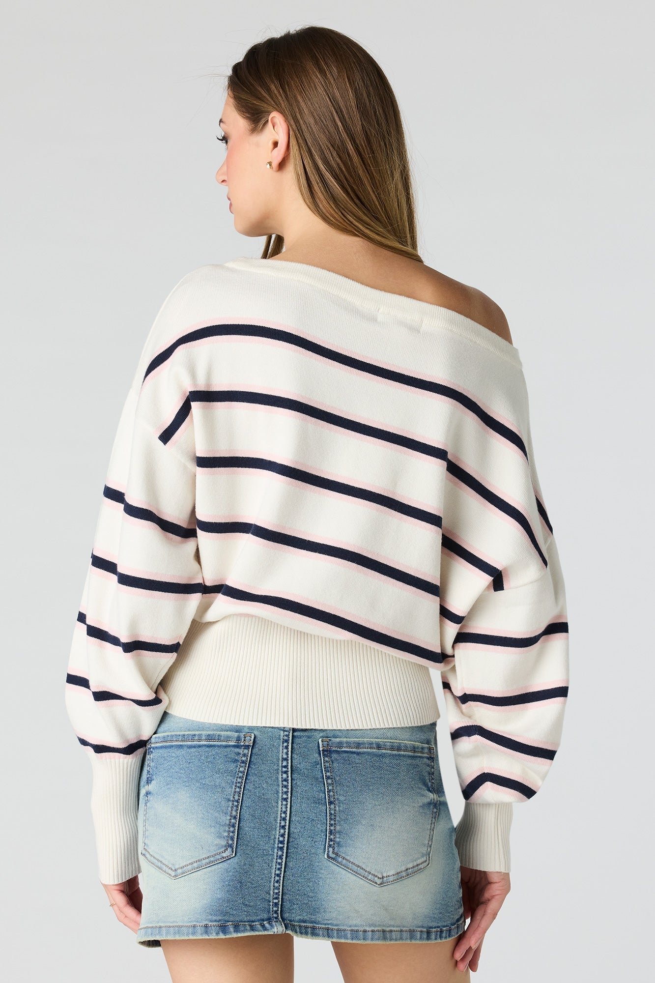 Striped Dolman Sweater