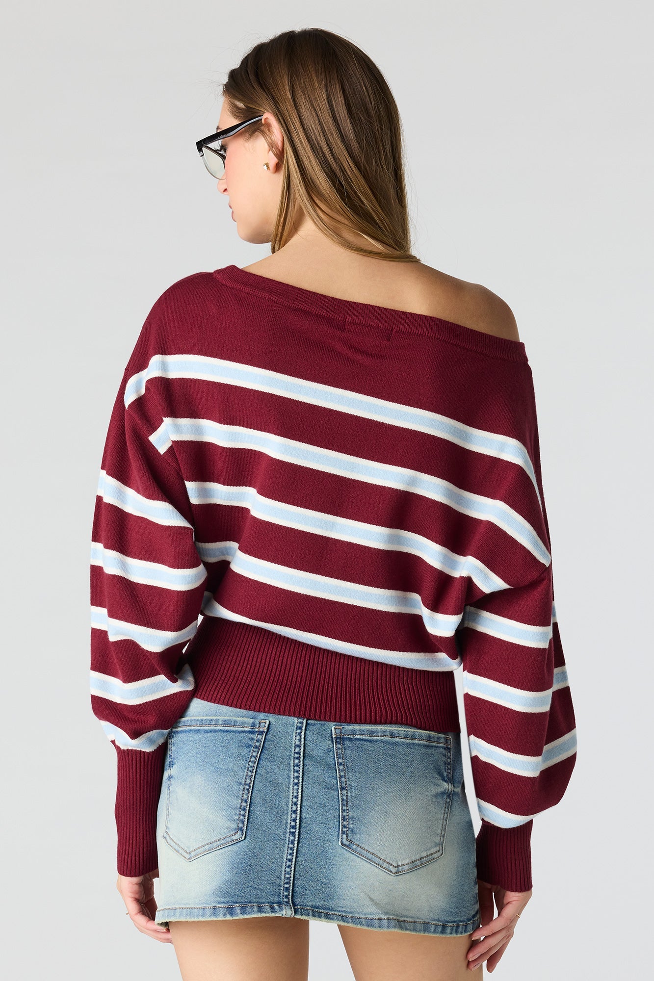 Striped Dolman Sweater