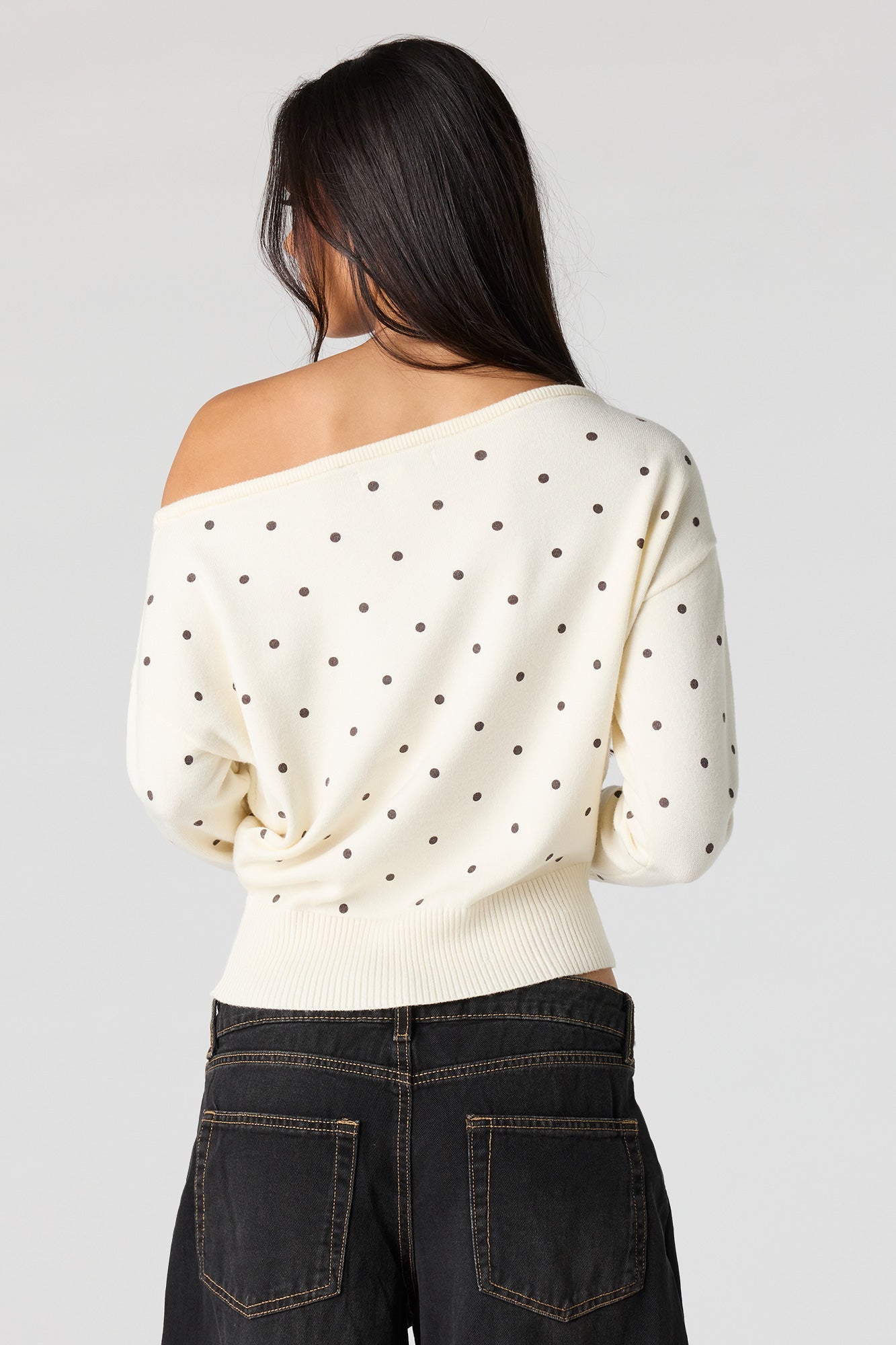 Off Shoulder Sweater