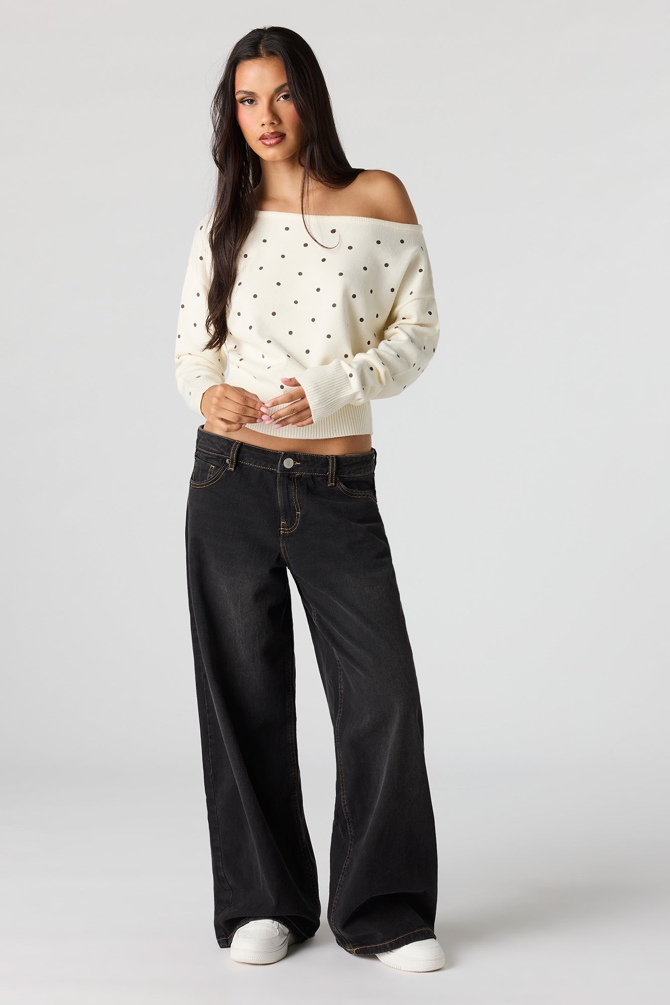 Off Shoulder Sweater