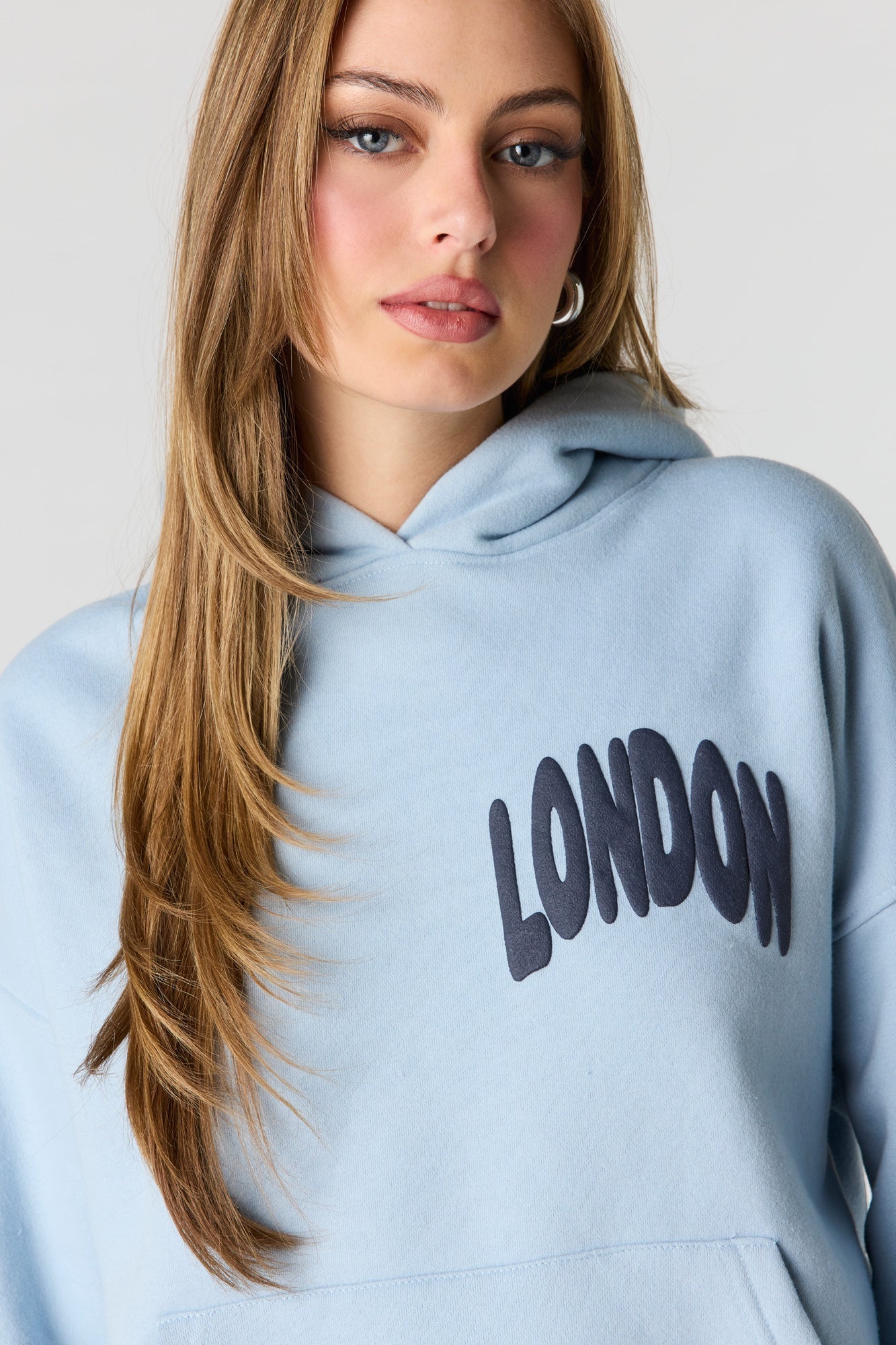 Luxe Fleece Graphic Boyfriend Hoodie