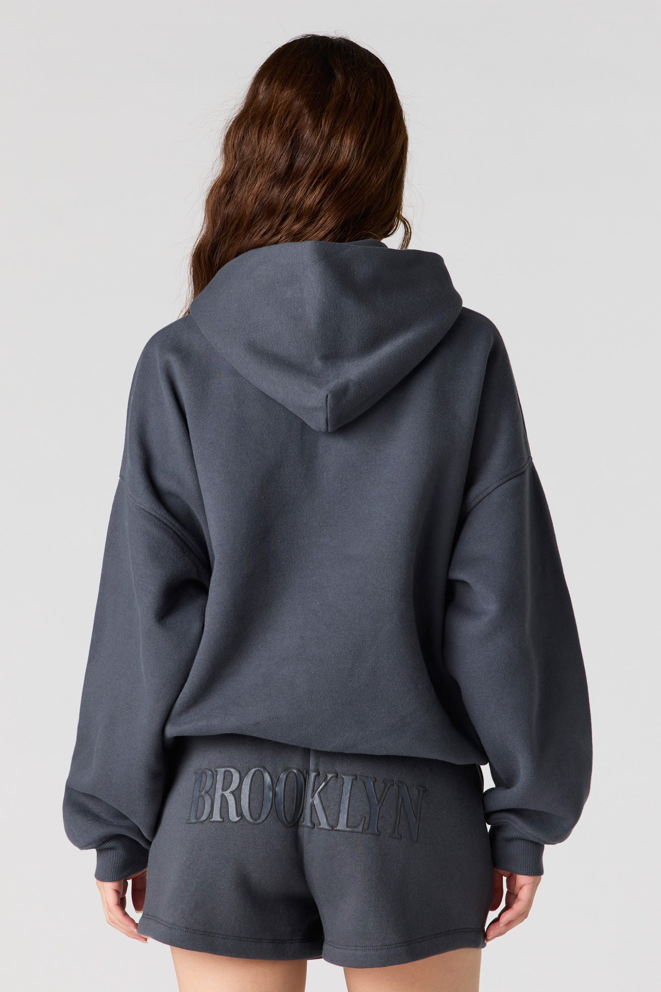Luxe Fleece Graphic Boyfriend Hoodie