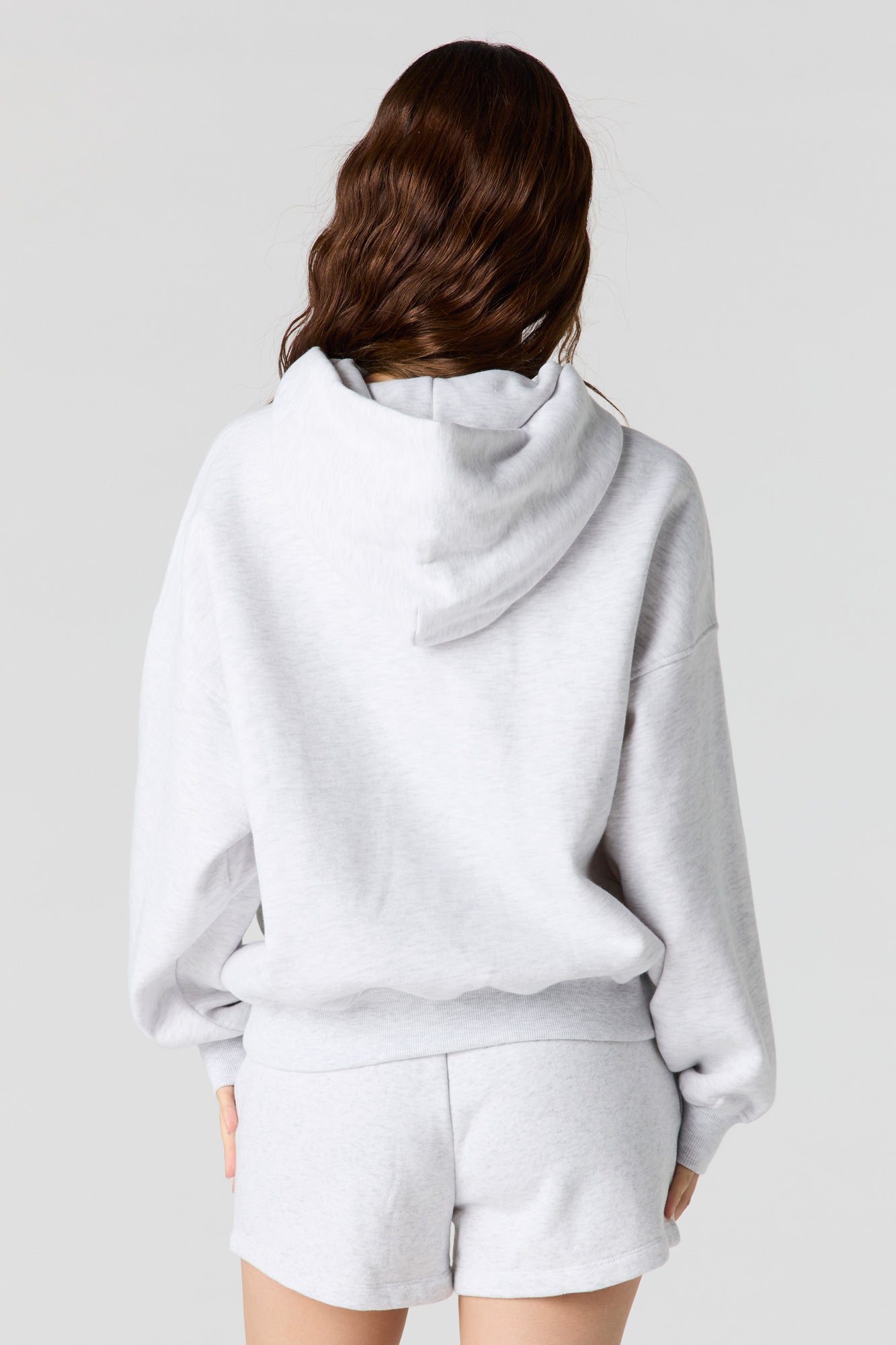 Luxe Fleece Graphic Boyfriend Hoodie