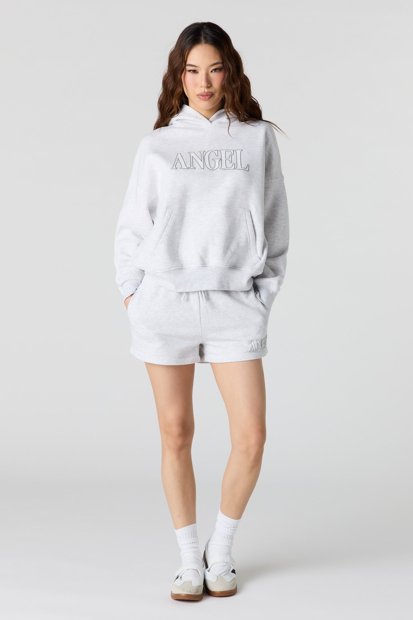 Luxe Fleece Graphic Boyfriend Hoodie