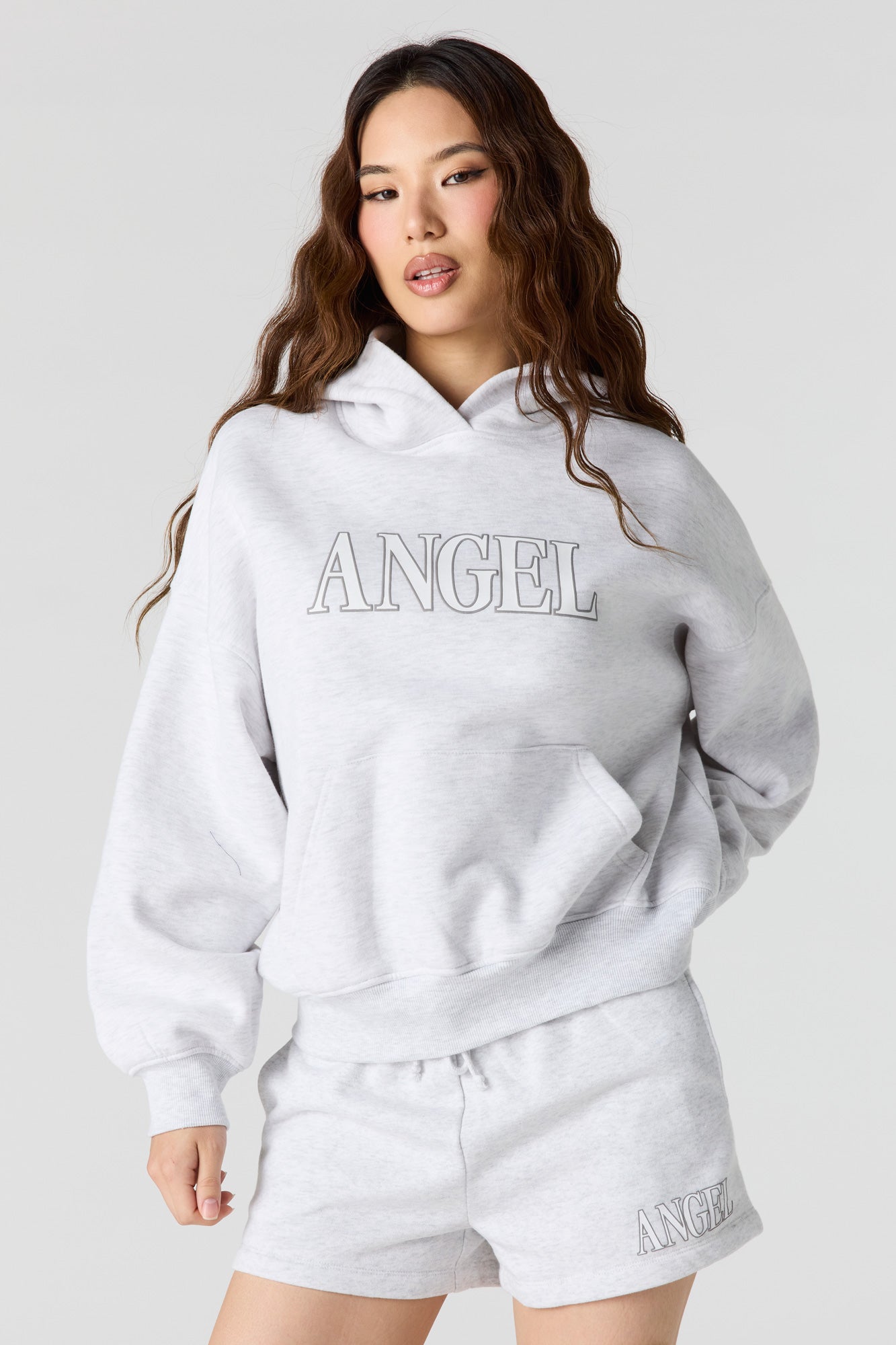 Luxe Fleece Graphic Boyfriend Hoodie