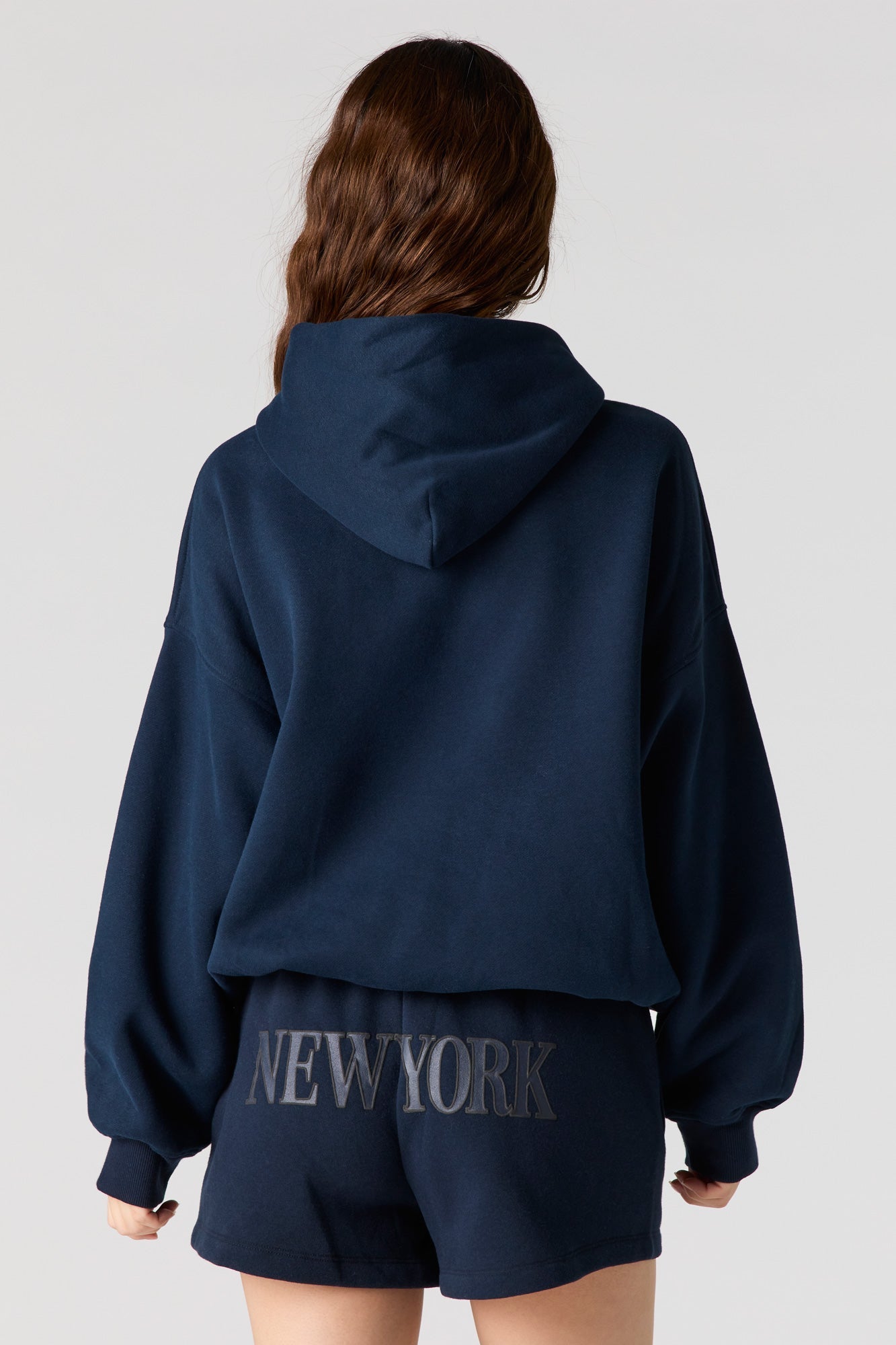 Luxe Fleece Graphic Boyfriend Hoodie
