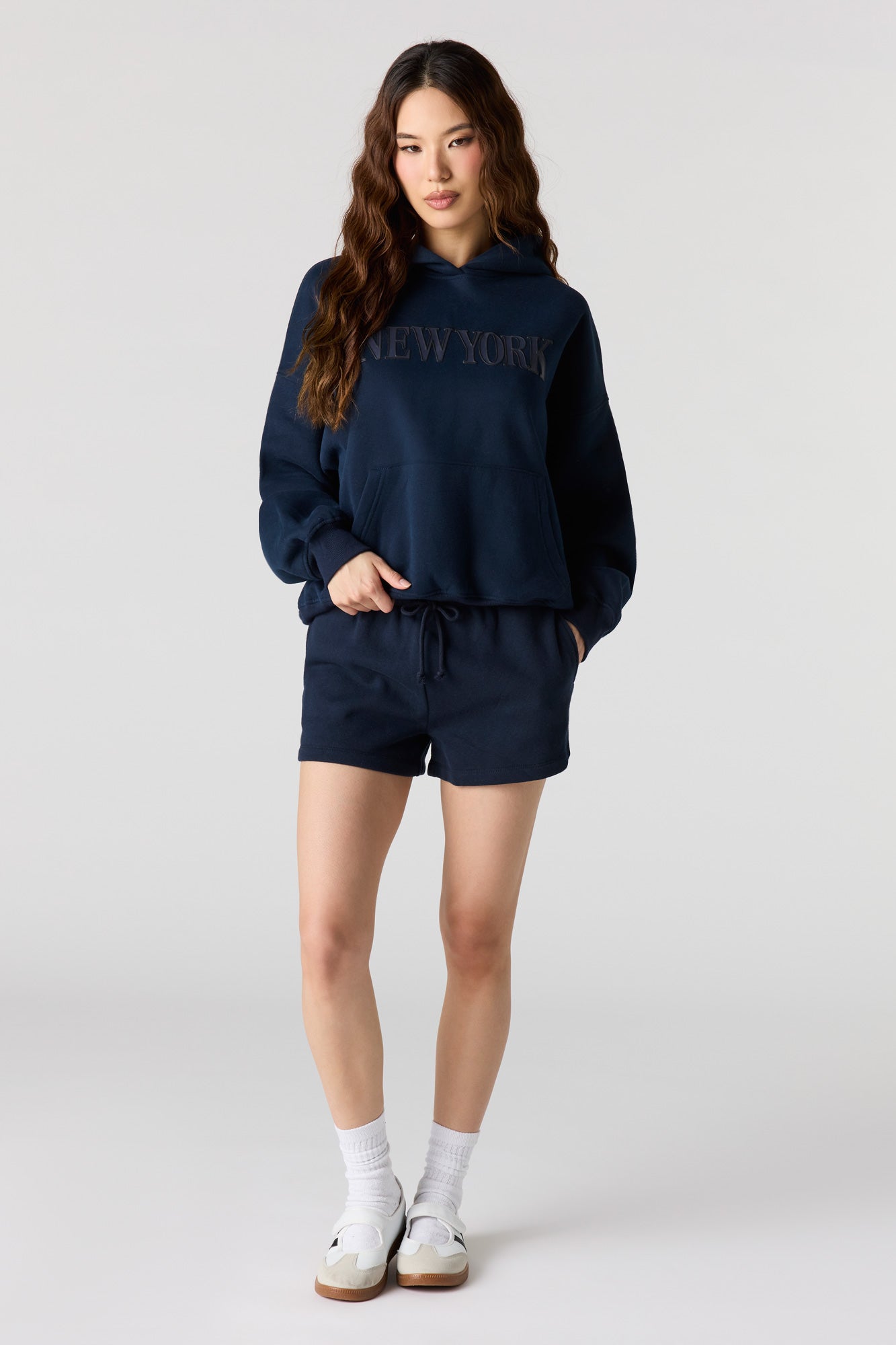 Luxe Fleece Graphic Boyfriend Hoodie