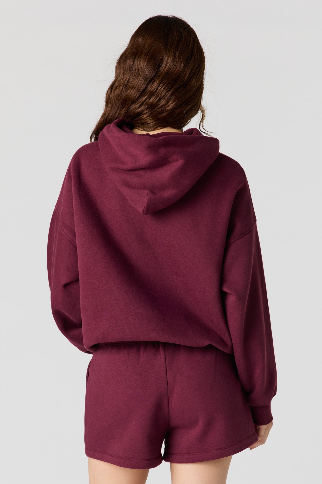 Luxe Fleece Graphic Boyfriend Hoodie