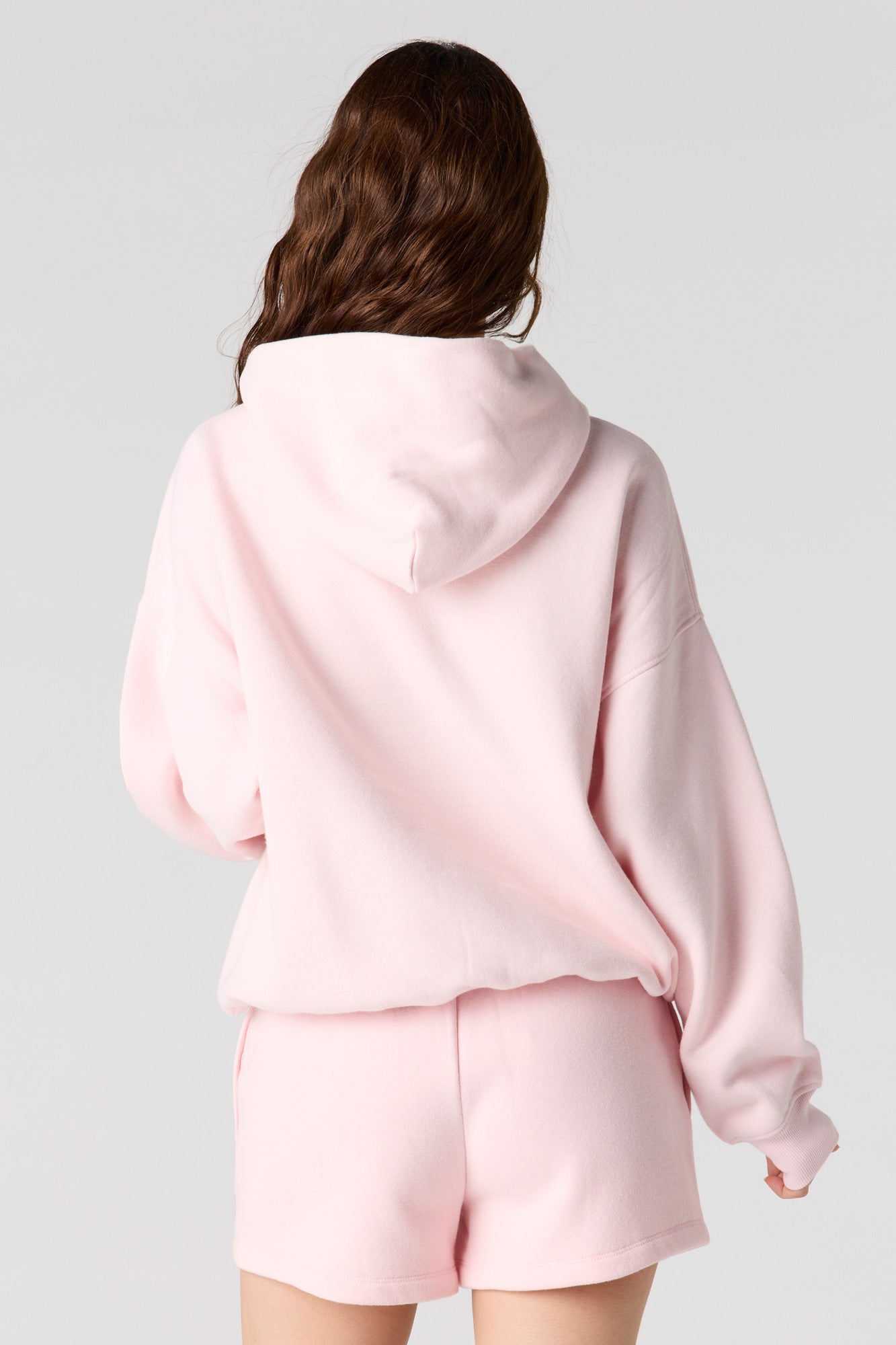 Luxe Fleece Graphic Boyfriend Hoodie