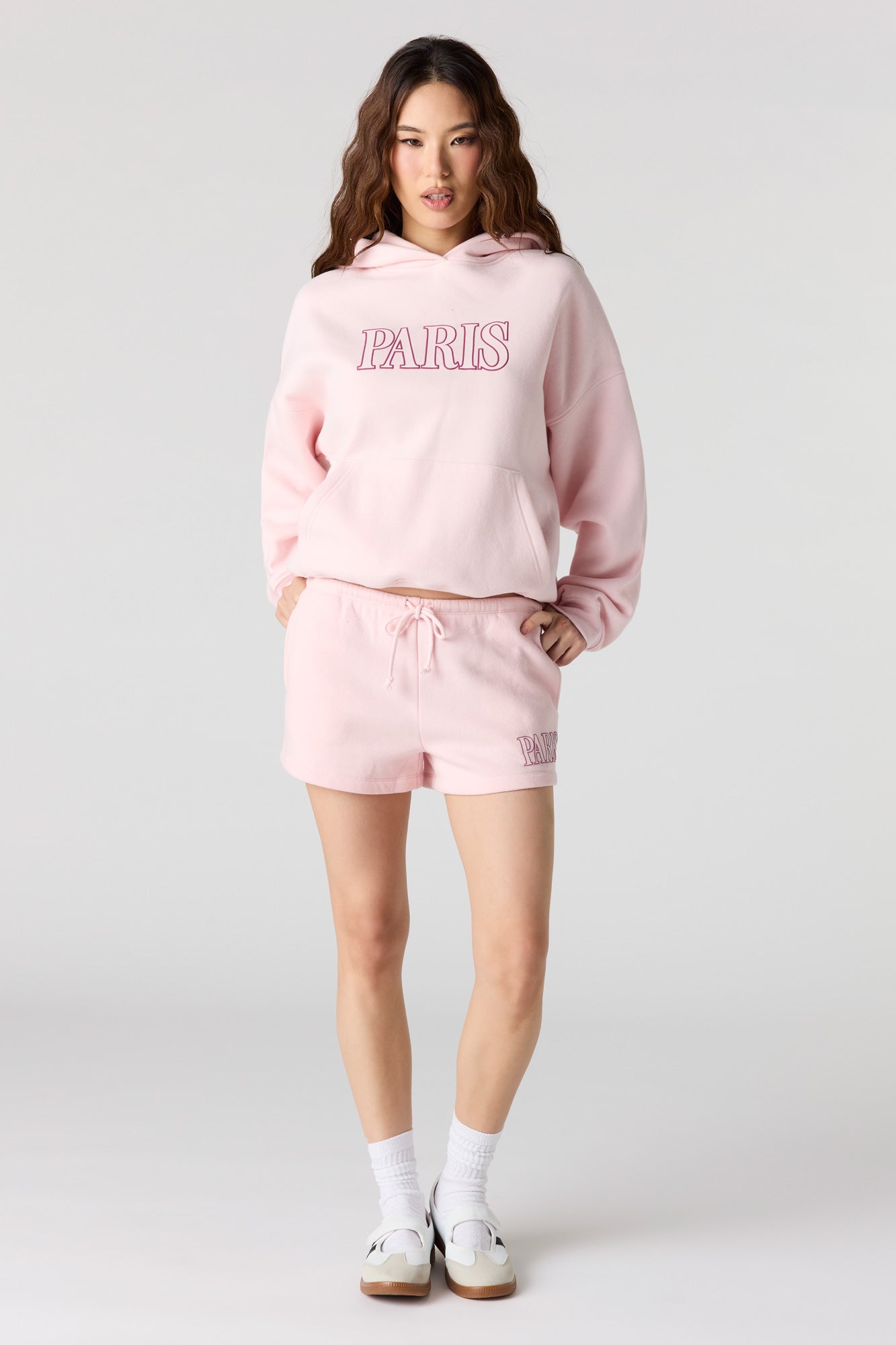 Luxe Fleece Graphic Boyfriend Hoodie