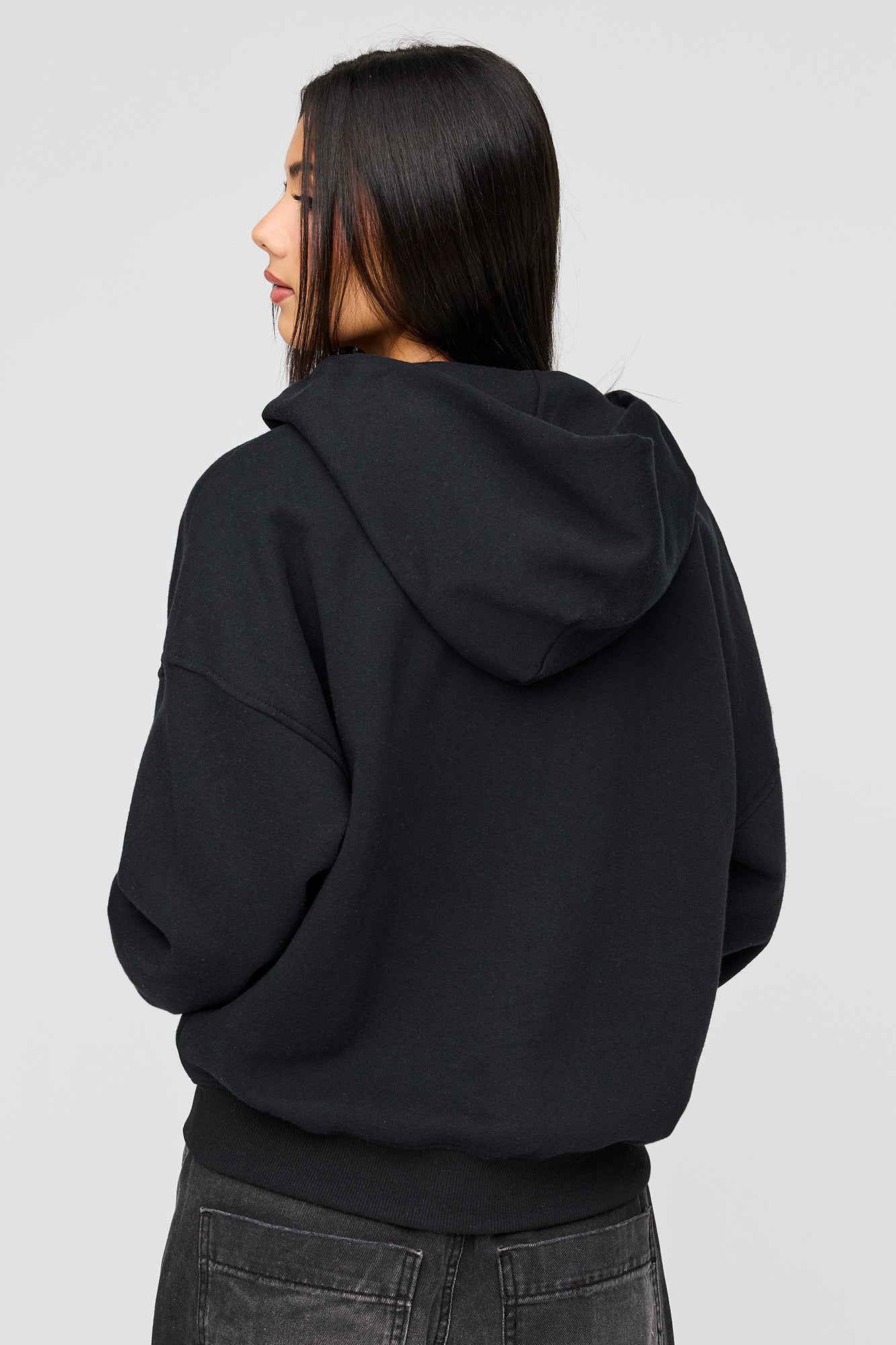 Luxe Fleece Boyfriend Zip Hoodie