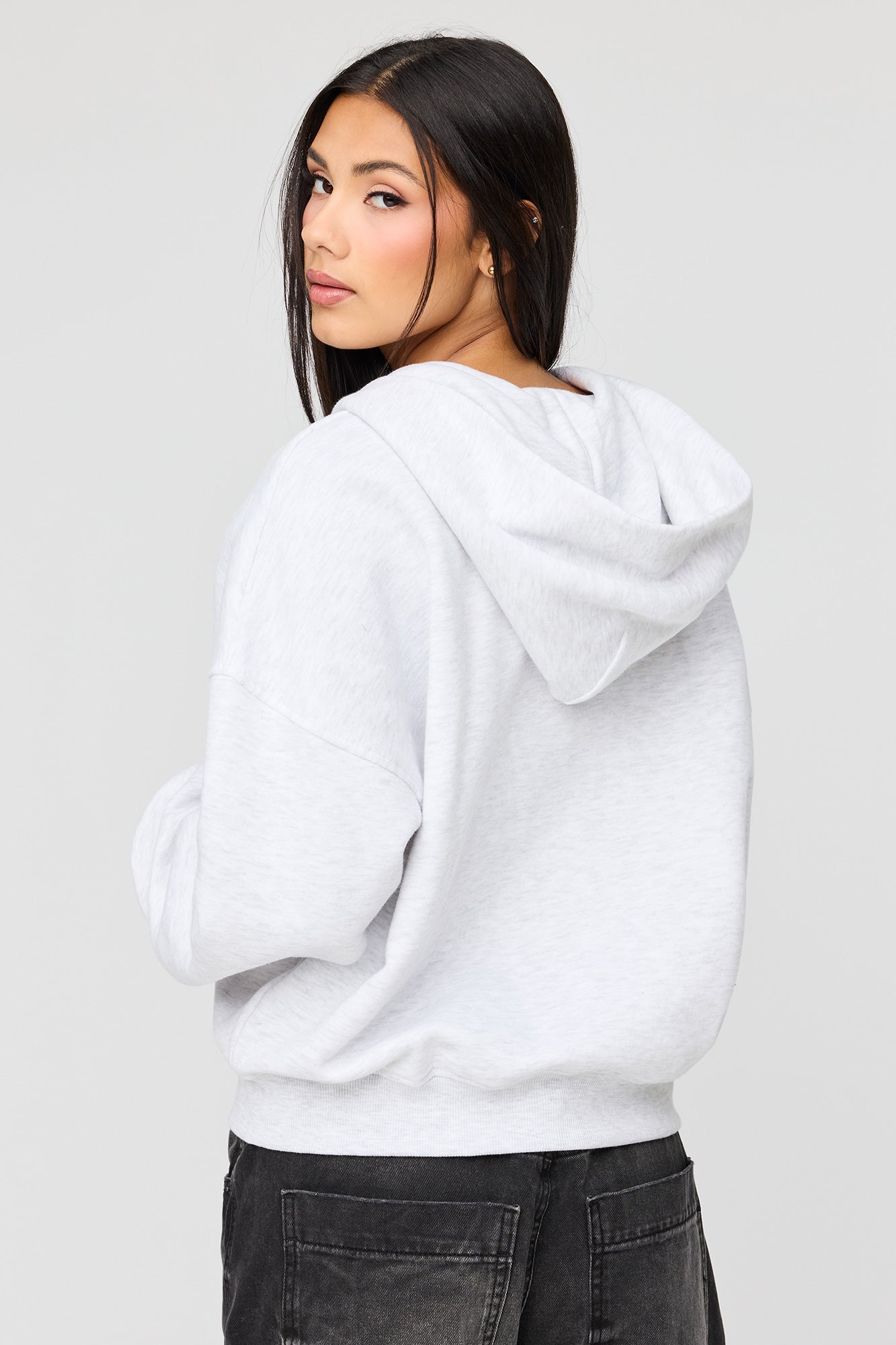 Luxe Fleece Boyfriend Zip Hoodie