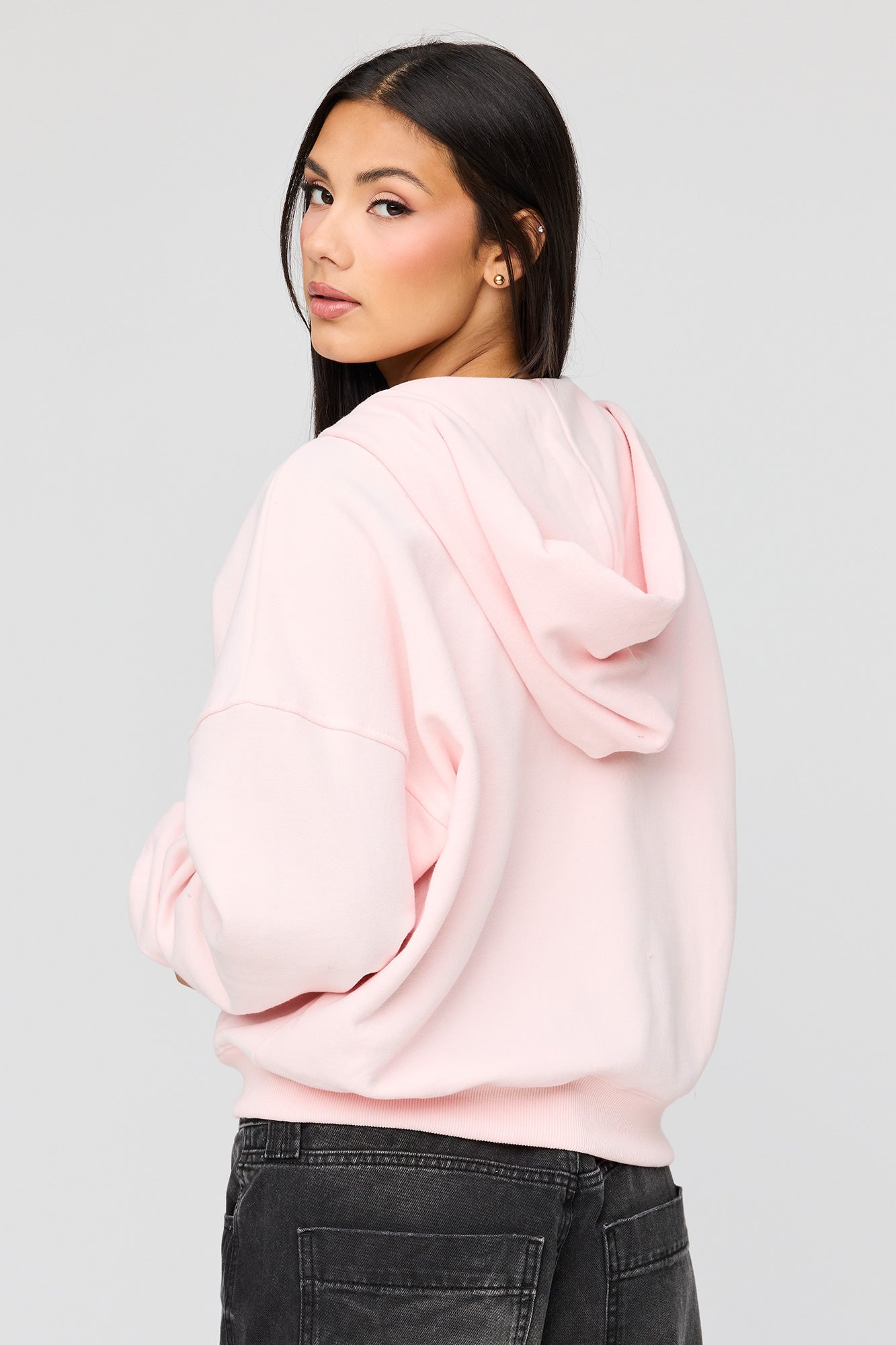 Luxe Fleece Boyfriend Zip Hoodie
