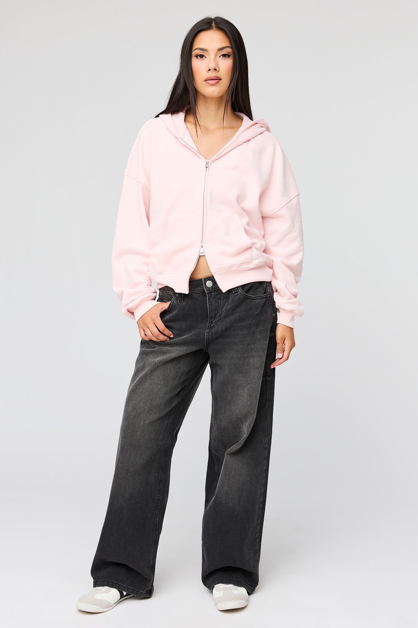 Luxe Fleece Boyfriend Zip Hoodie