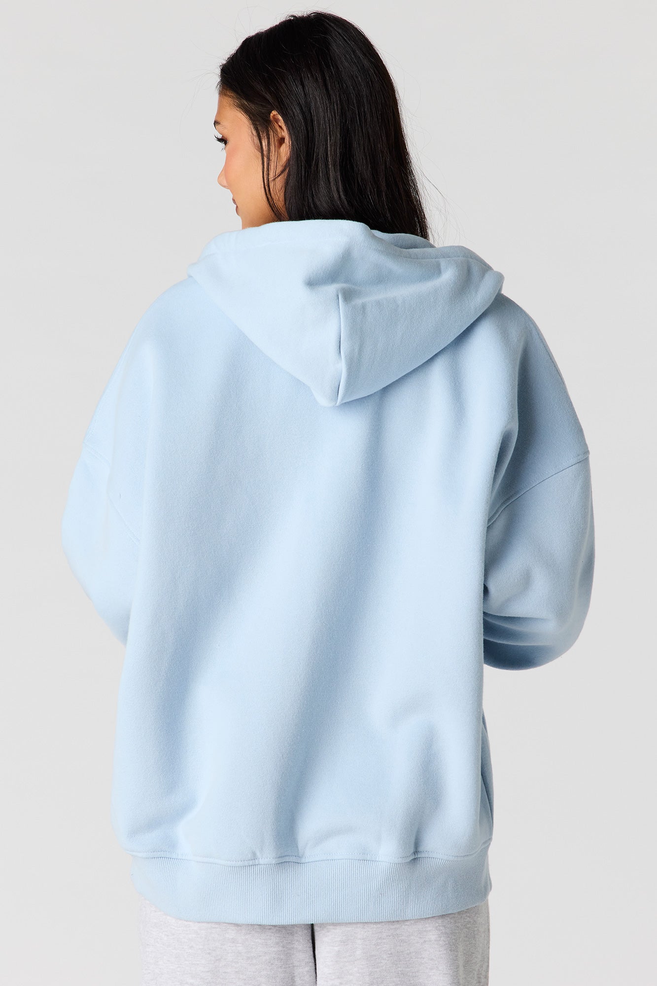 Luxe Fleece Oversized Zip Hoodie