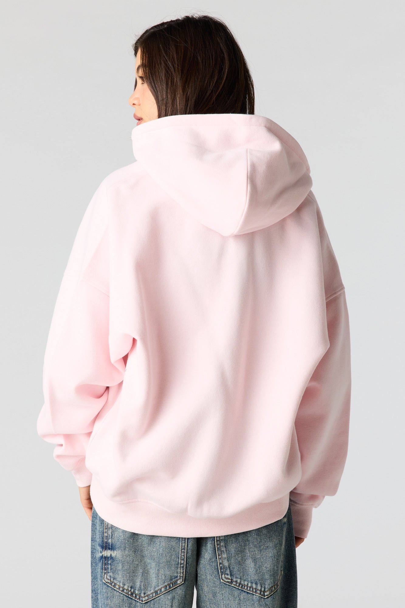 Luxe Fleece Oversized Zip Hoodie