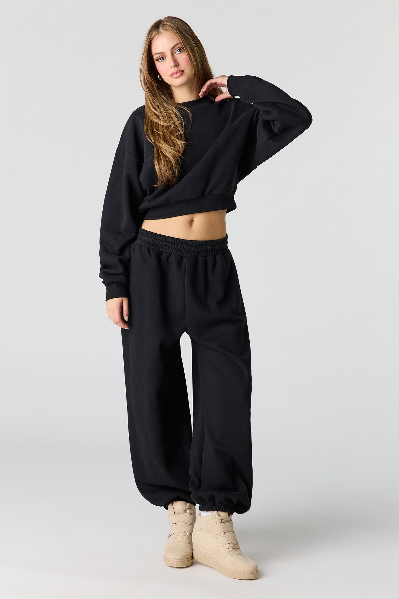 Luxe Fleece Boxy Sweatshirt