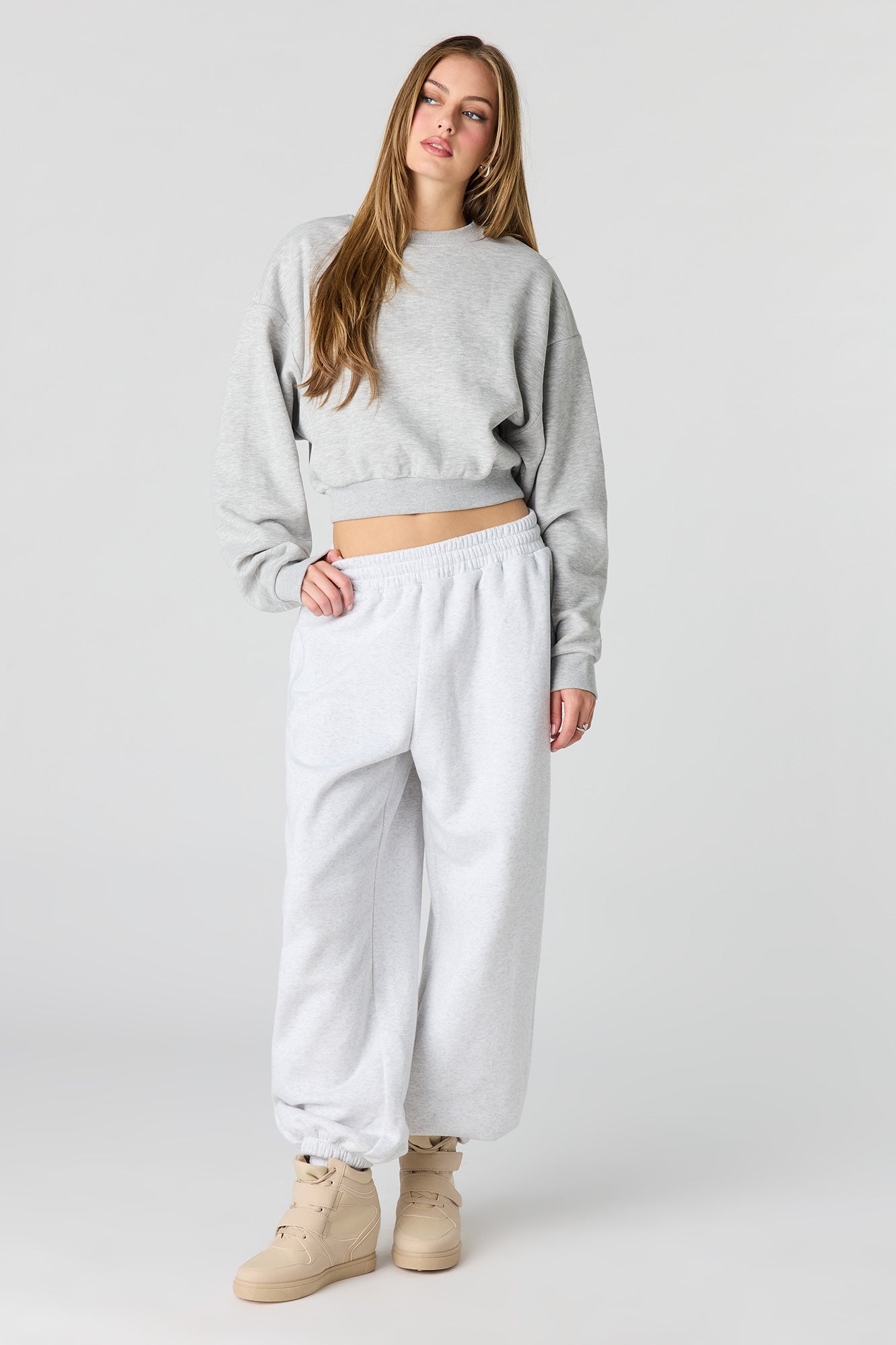 Luxe Fleece Boxy Sweatshirt