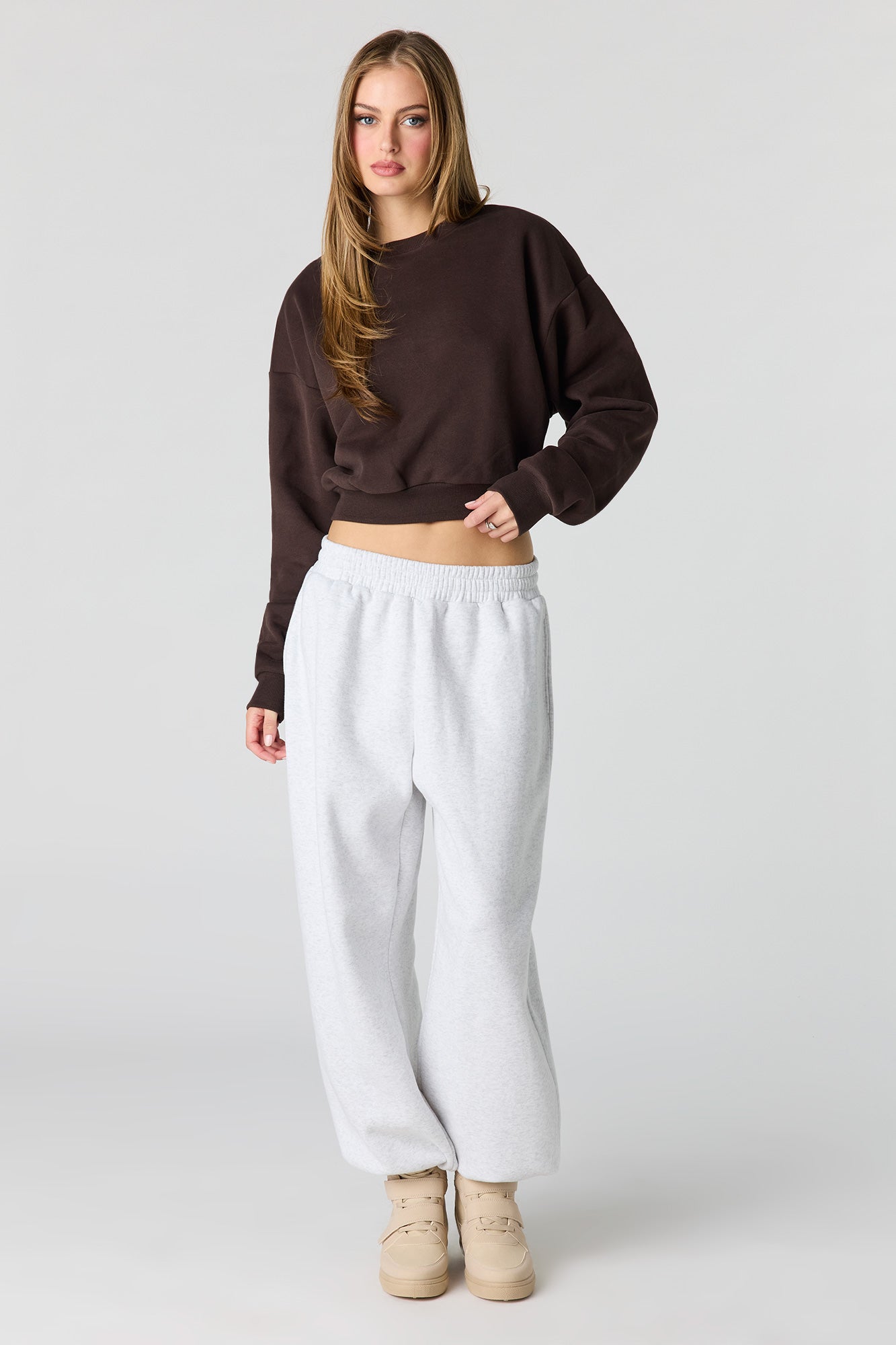 Luxe Fleece Boxy Sweatshirt