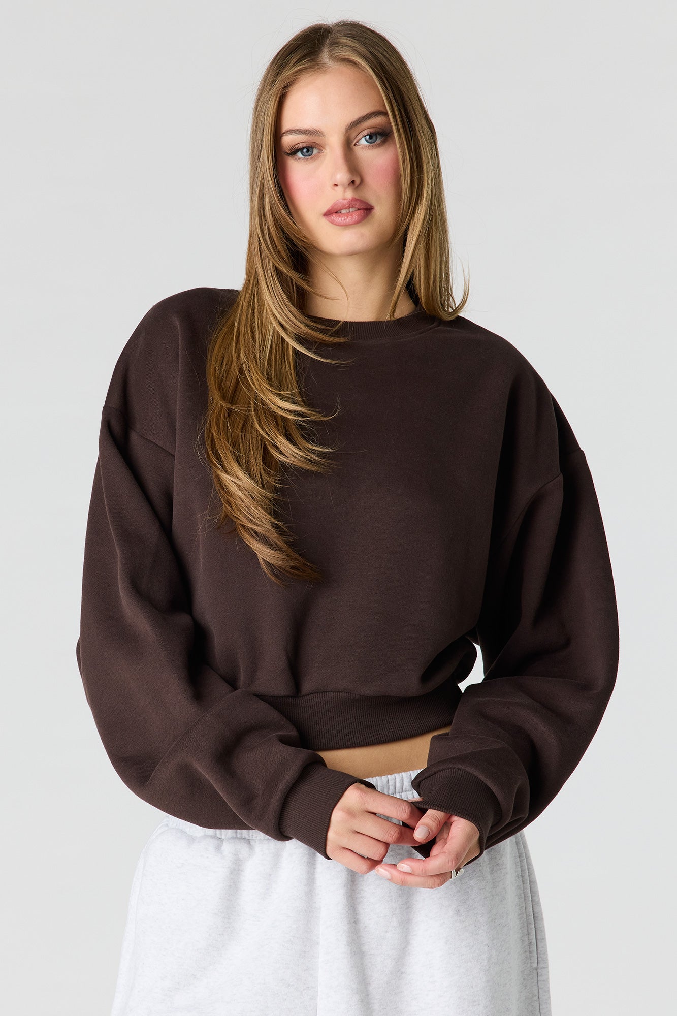Luxe Fleece Boxy Sweatshirt
