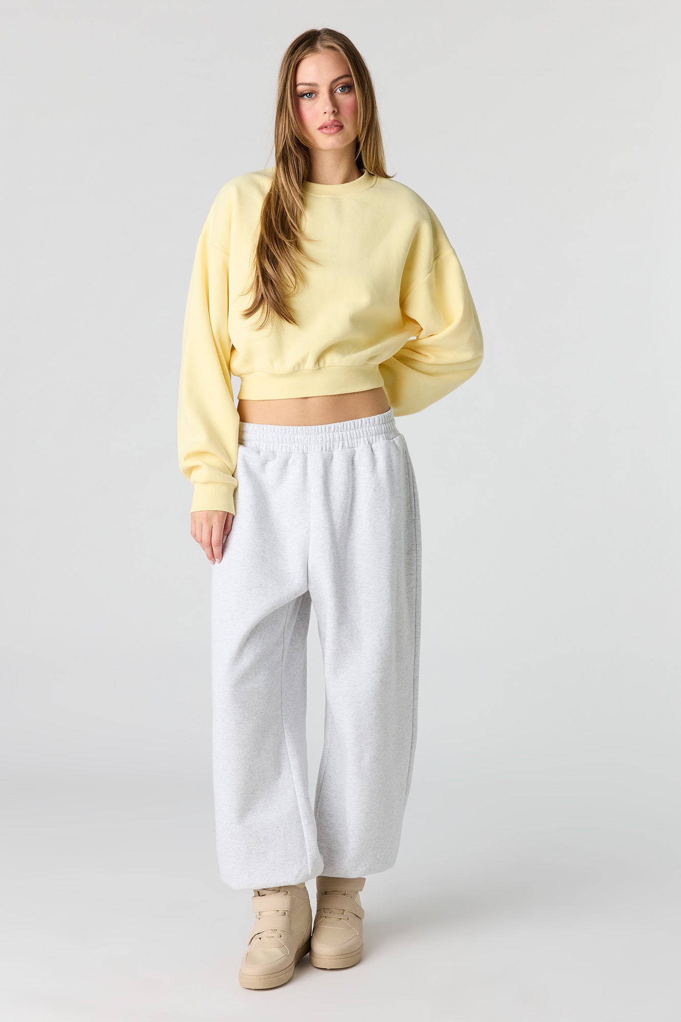 Luxe Fleece Boxy Sweatshirt